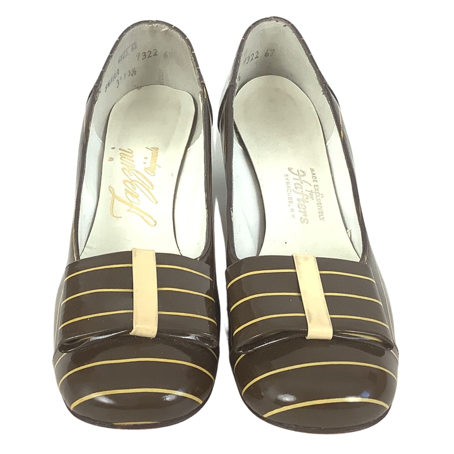Striped 1960s Heels