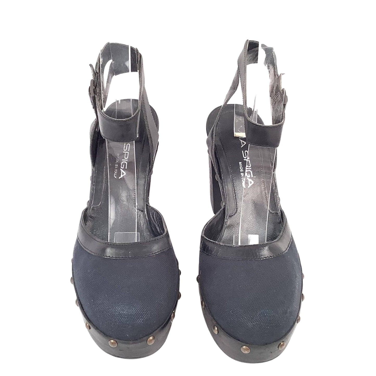 Studded Platform Heels