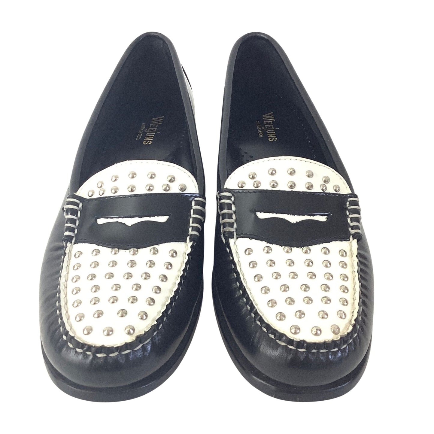 Studded Weejuns Loafers 7.5 / B&W / Y2K - Now
