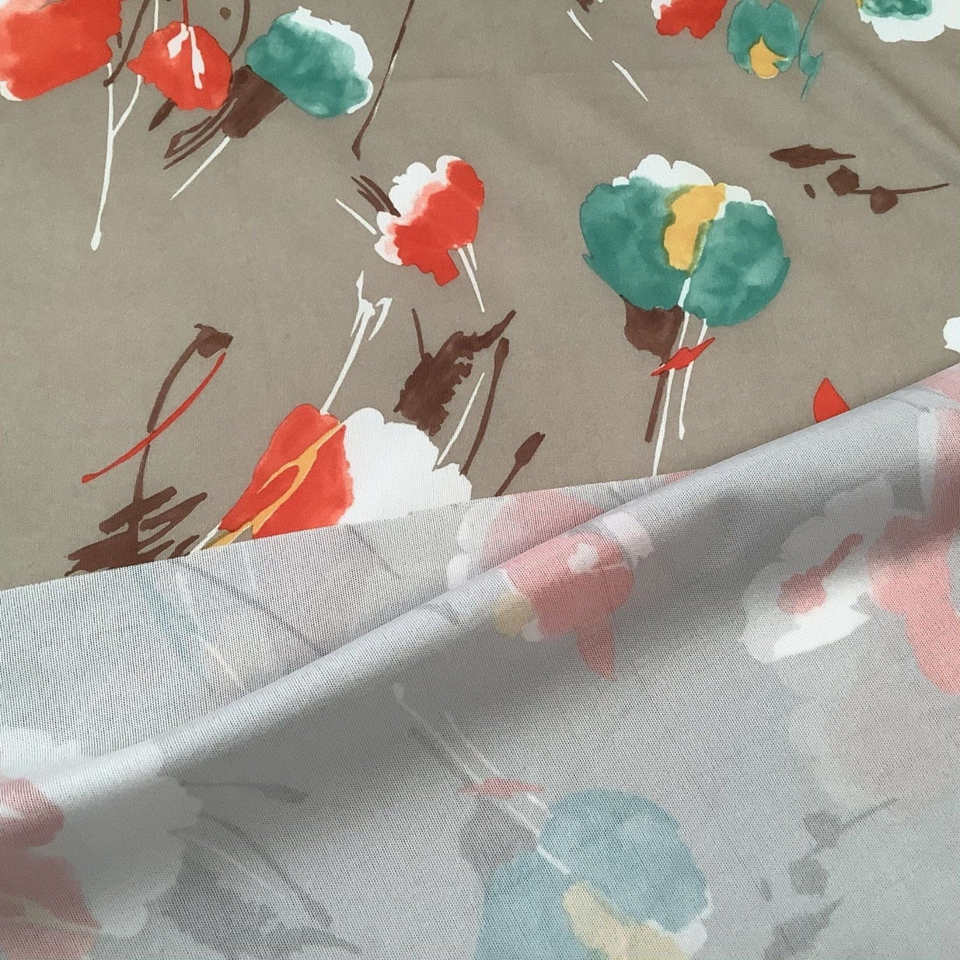 Stylized Floral Fabric