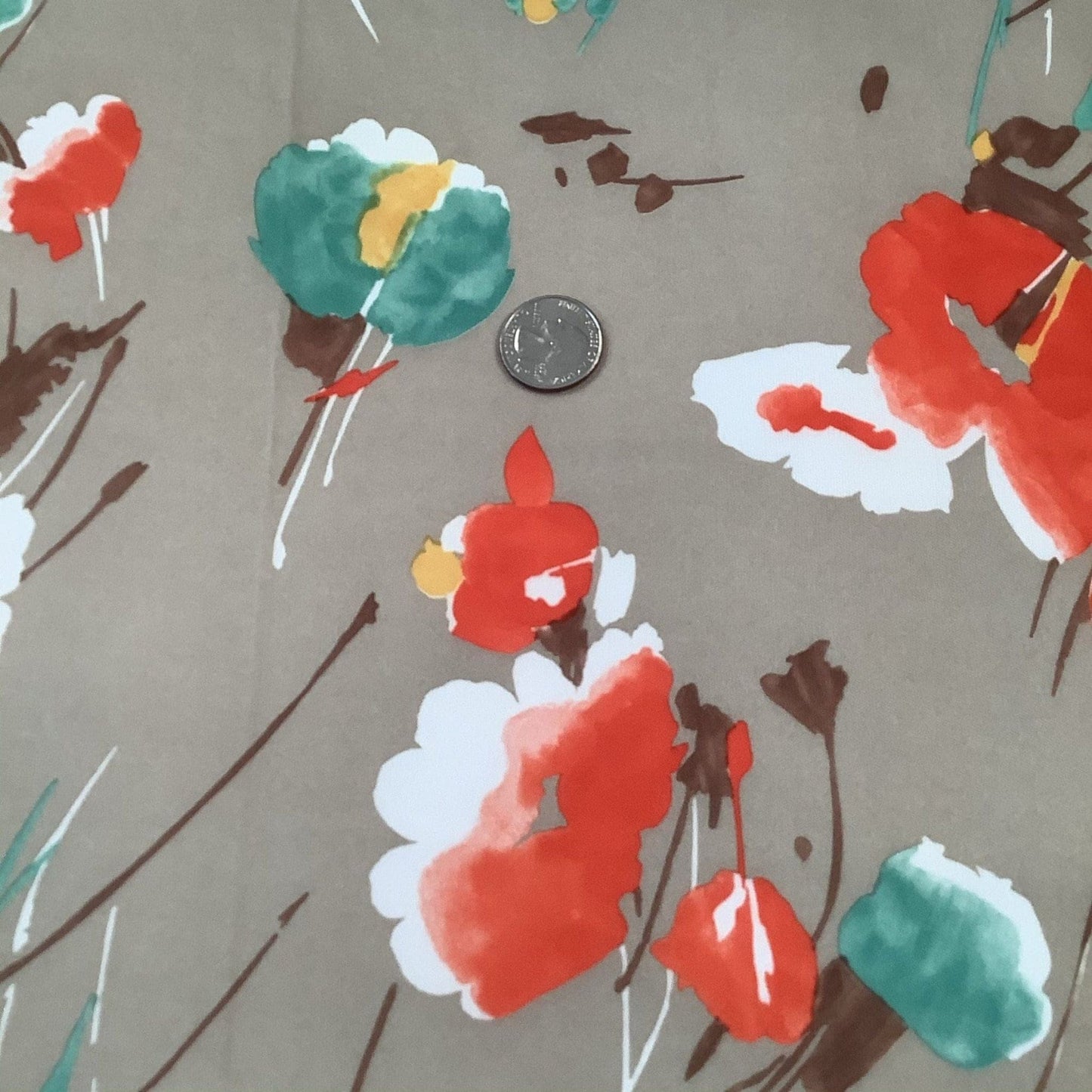 Stylized Floral Fabric