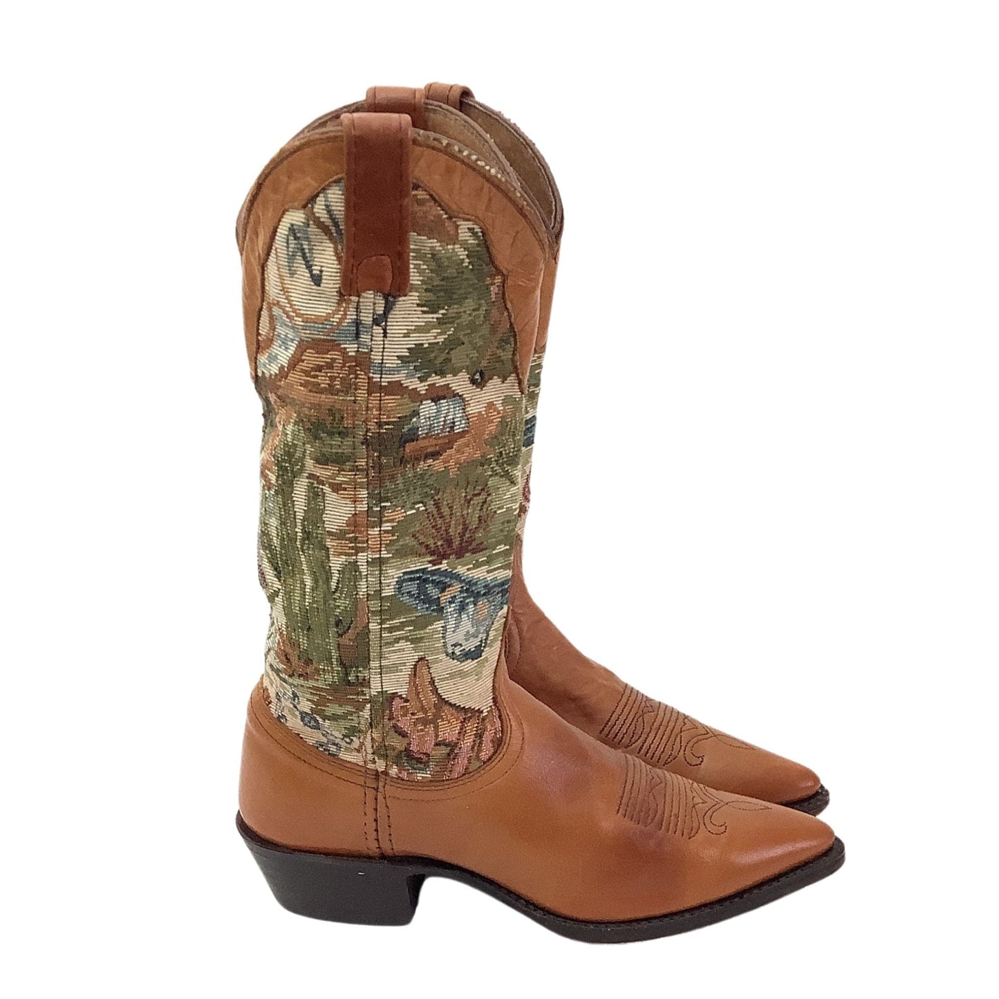 Tapestry Cowboy Boots
