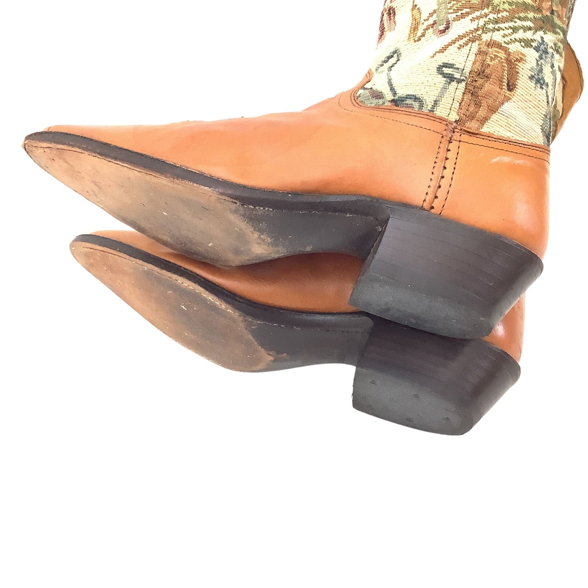Tapestry Cowboy Boots