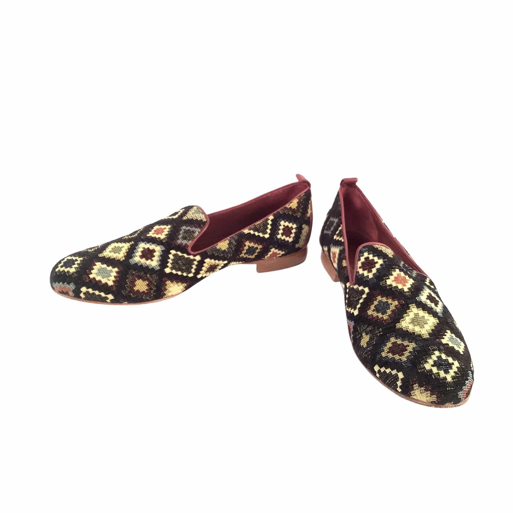 Tapestry Flat Loafers