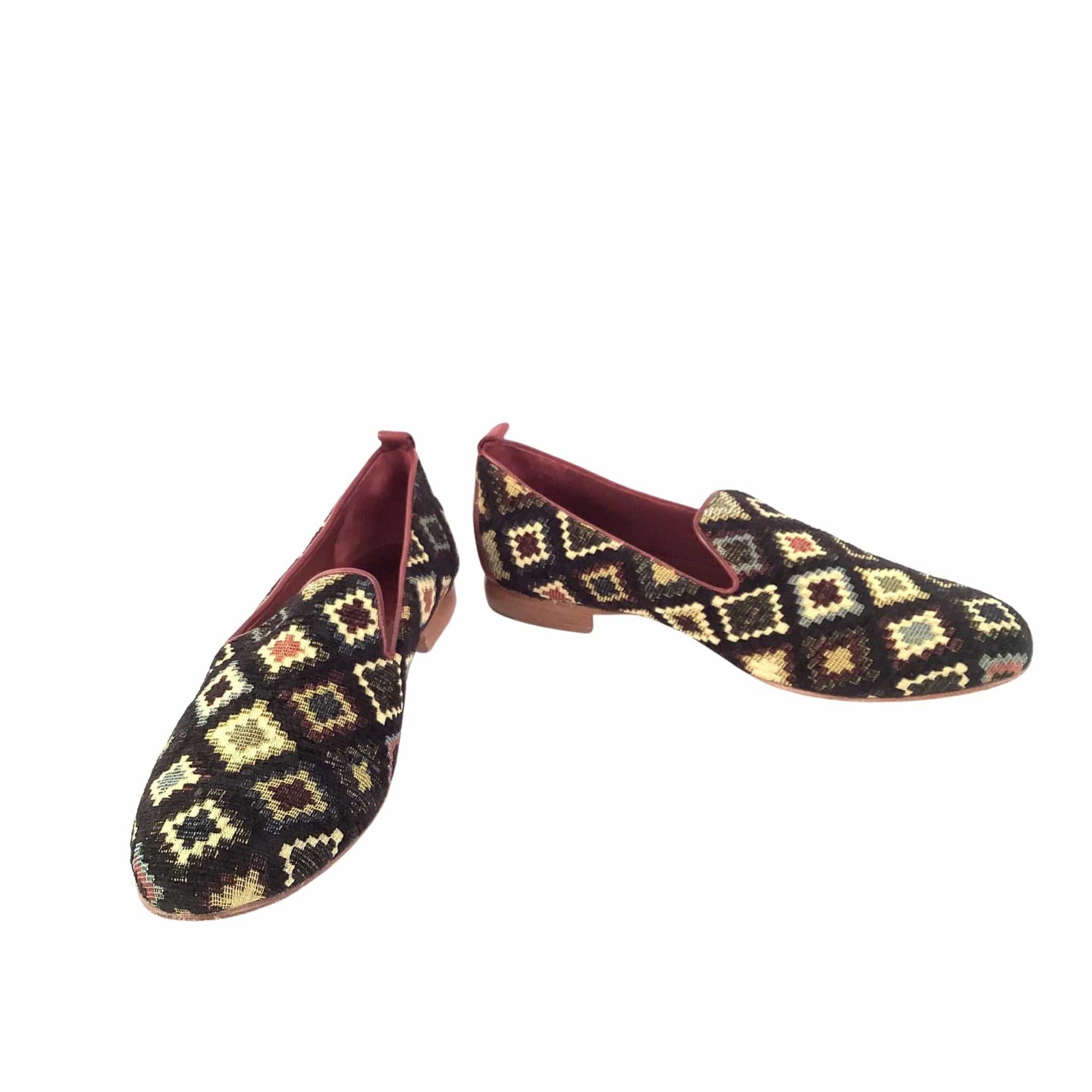 Tapestry Flat Loafers