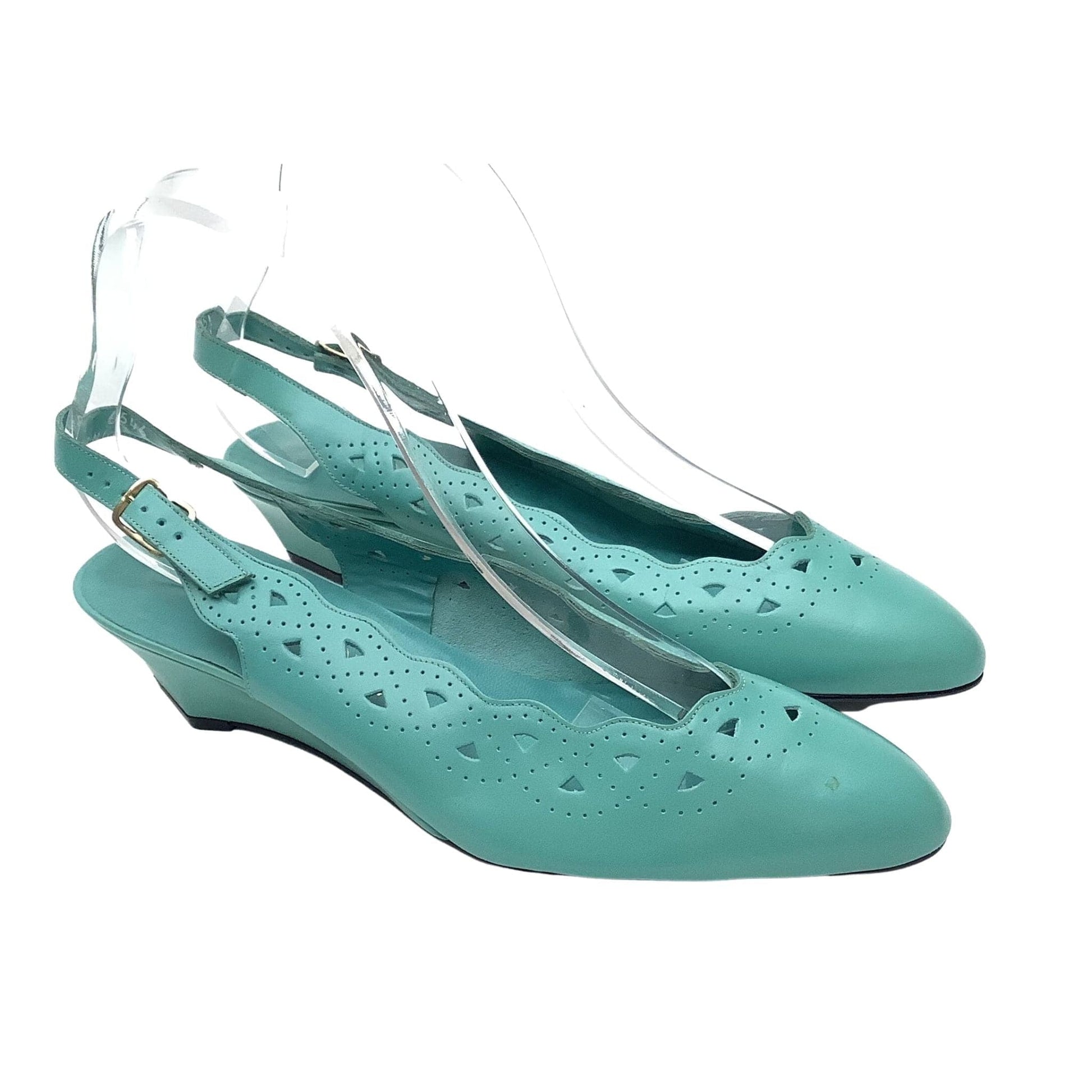 Teal-Blue Vintage Heels