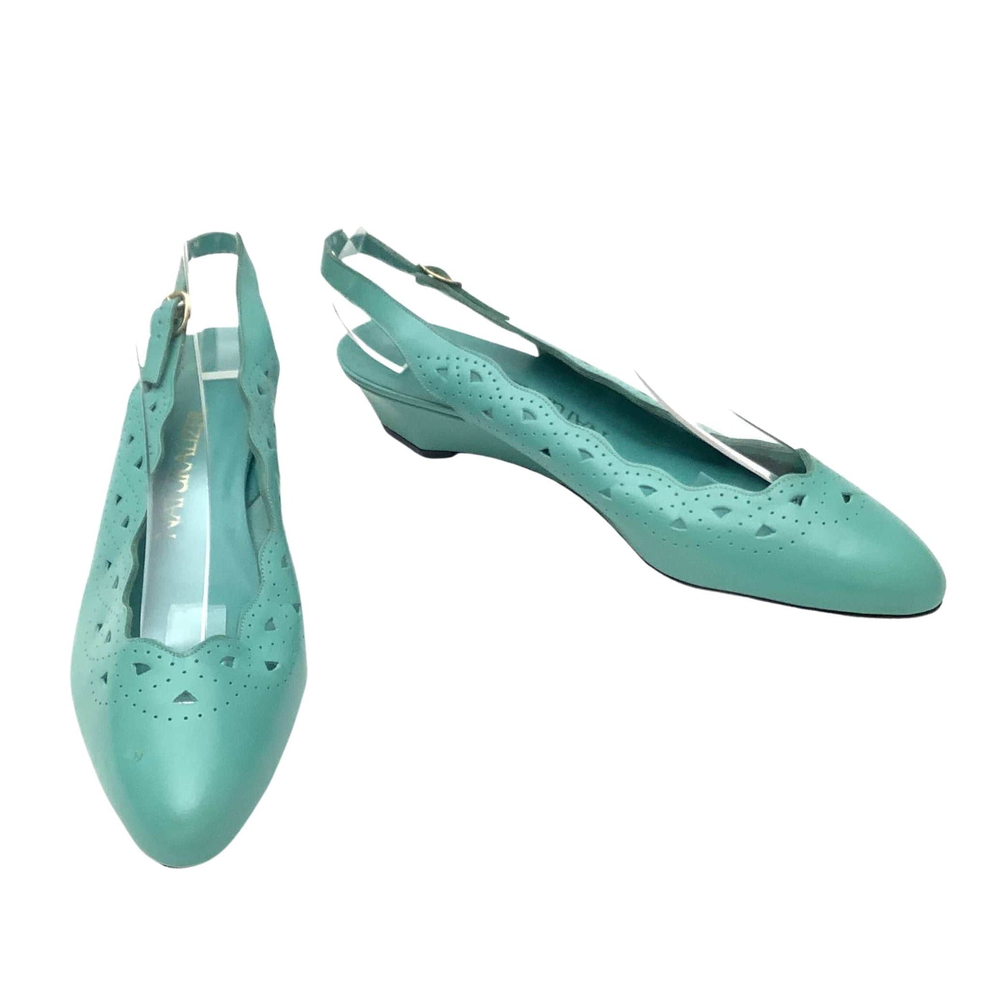 Teal-Blue Vintage Heels