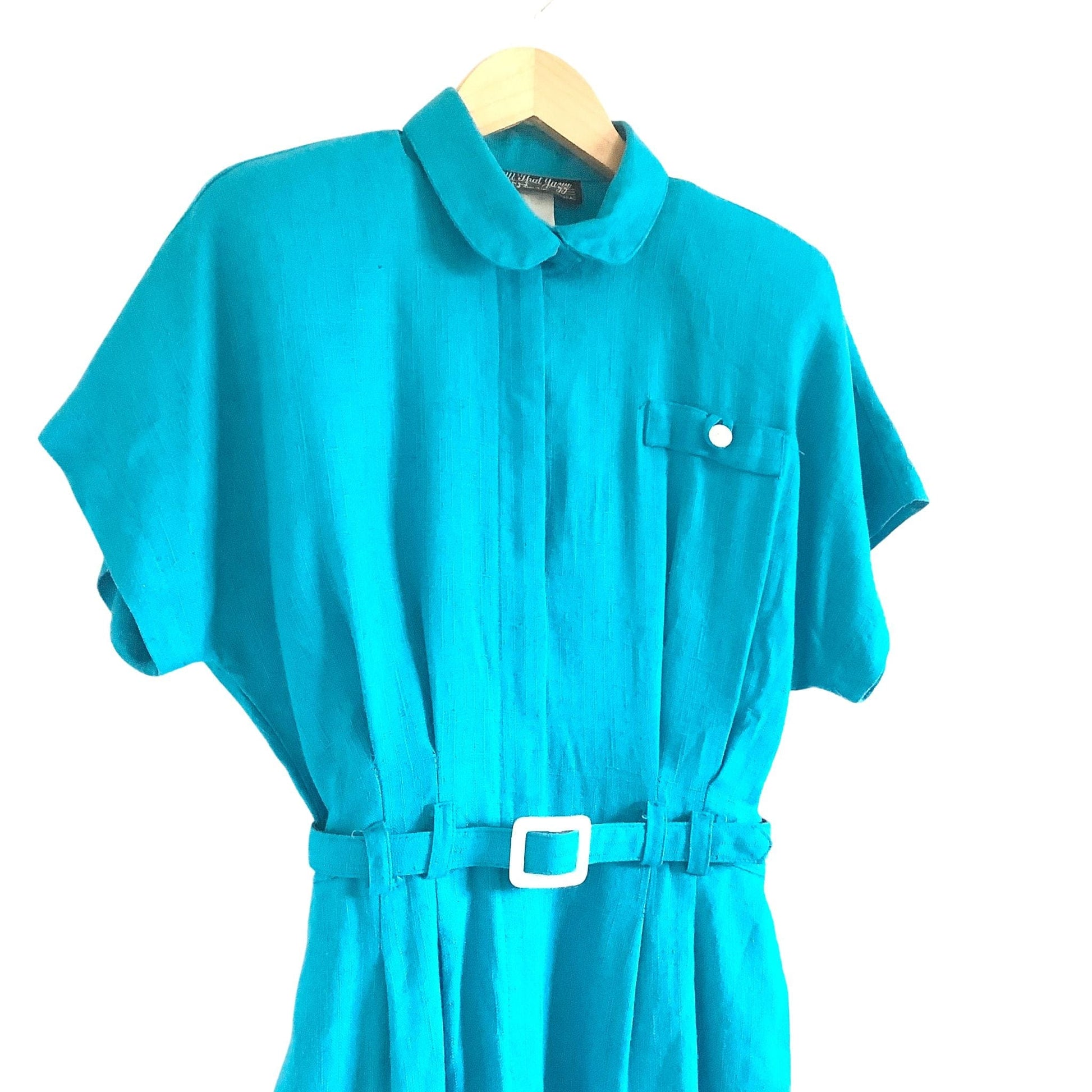 Teal Dress 1990s