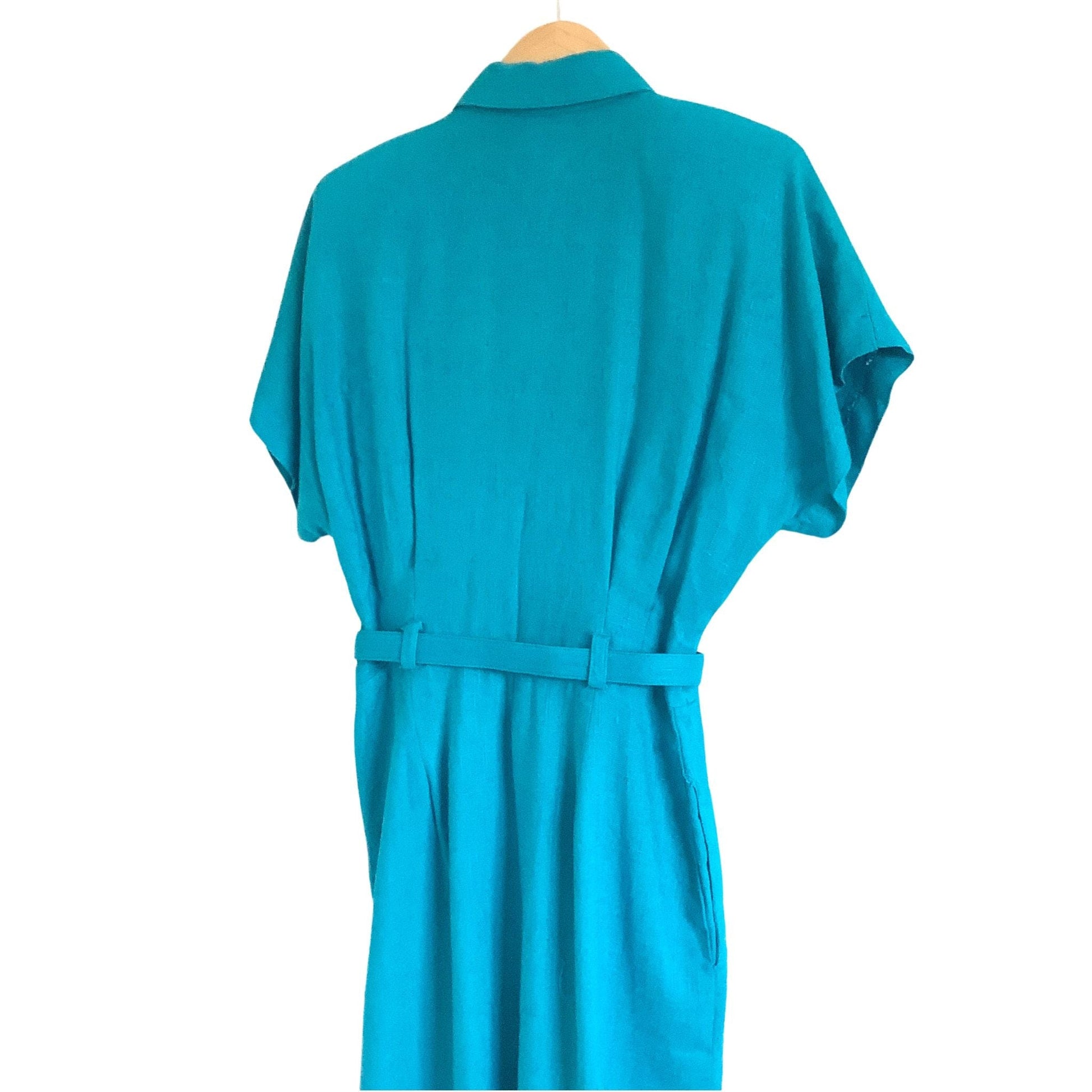 Teal Dress 1990s