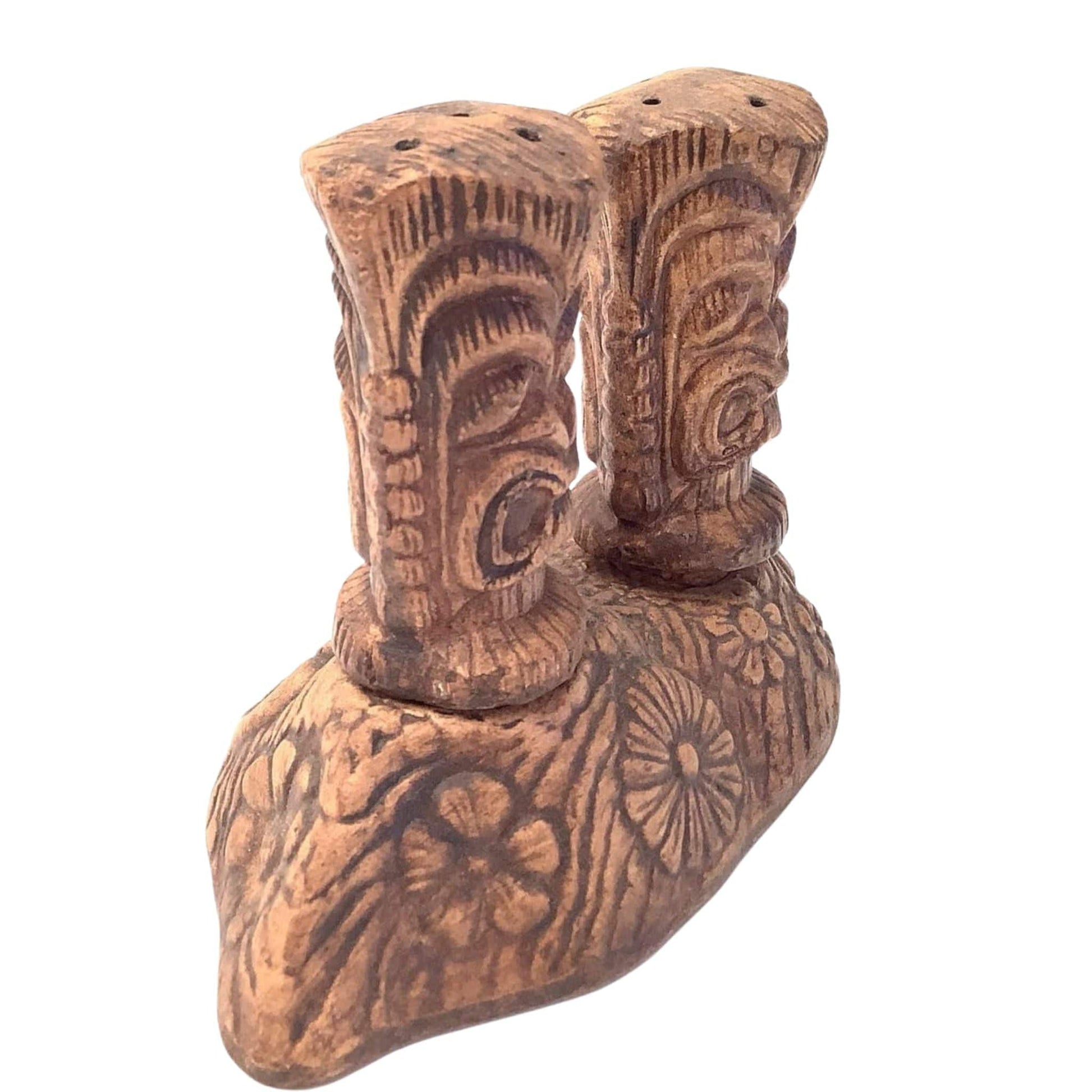 Tiki Salt Pepper Shakers