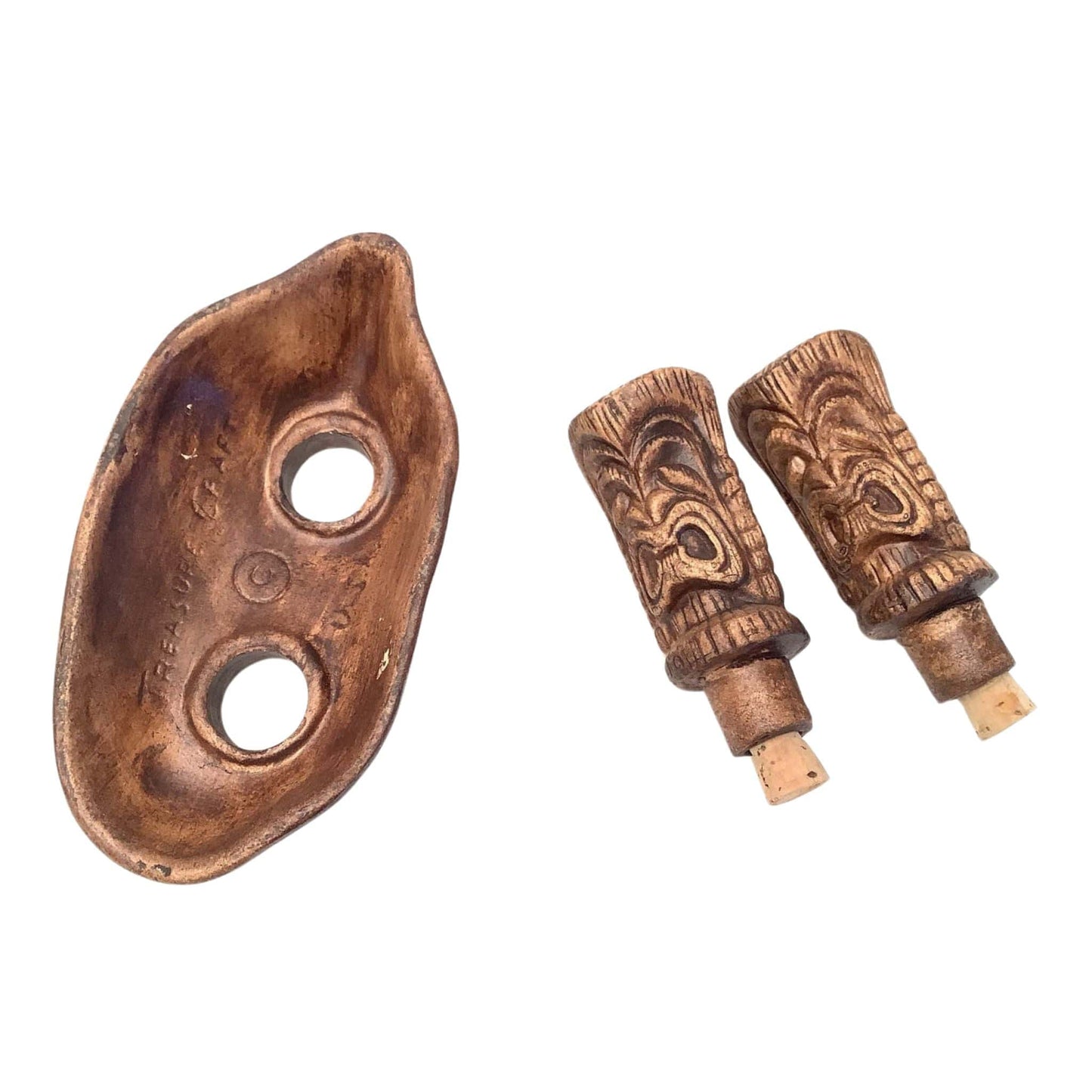 Tiki Salt Pepper Shakers