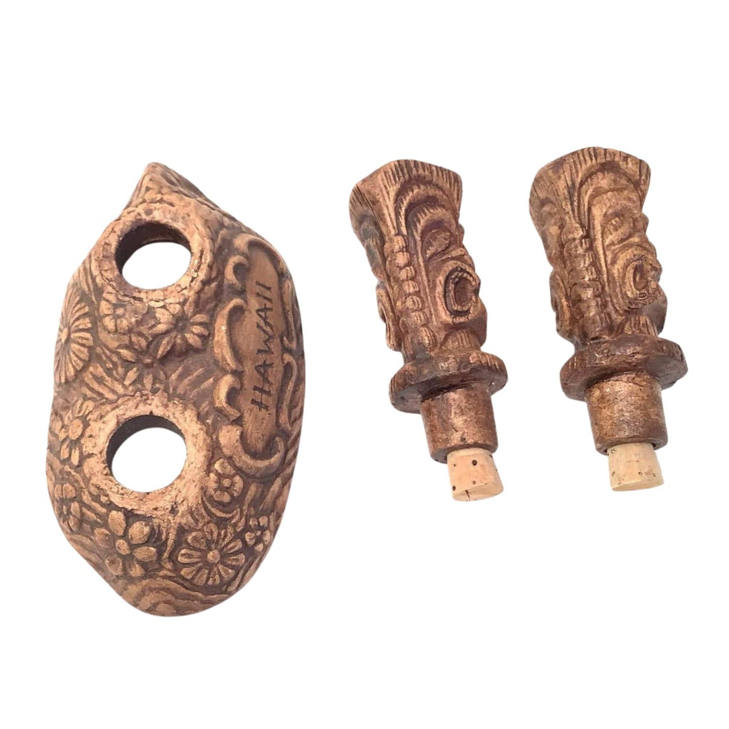 Tiki Salt Pepper Shakers
