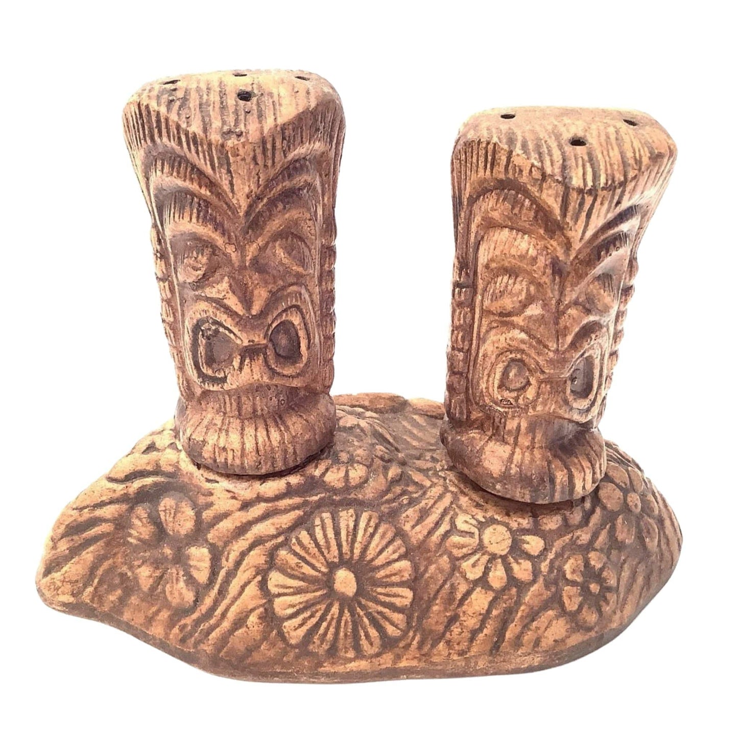 Tiki Salt Pepper Shakers