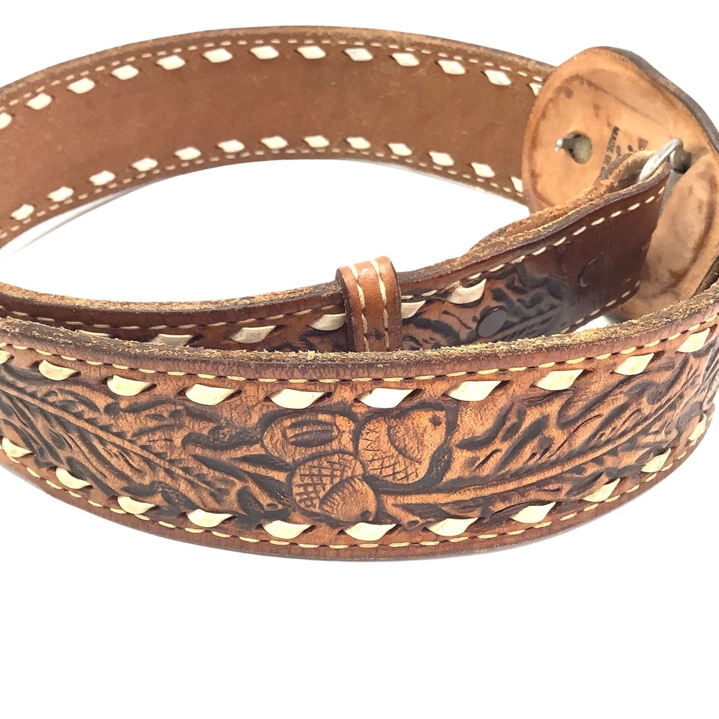 Tooled Cowboy Belt