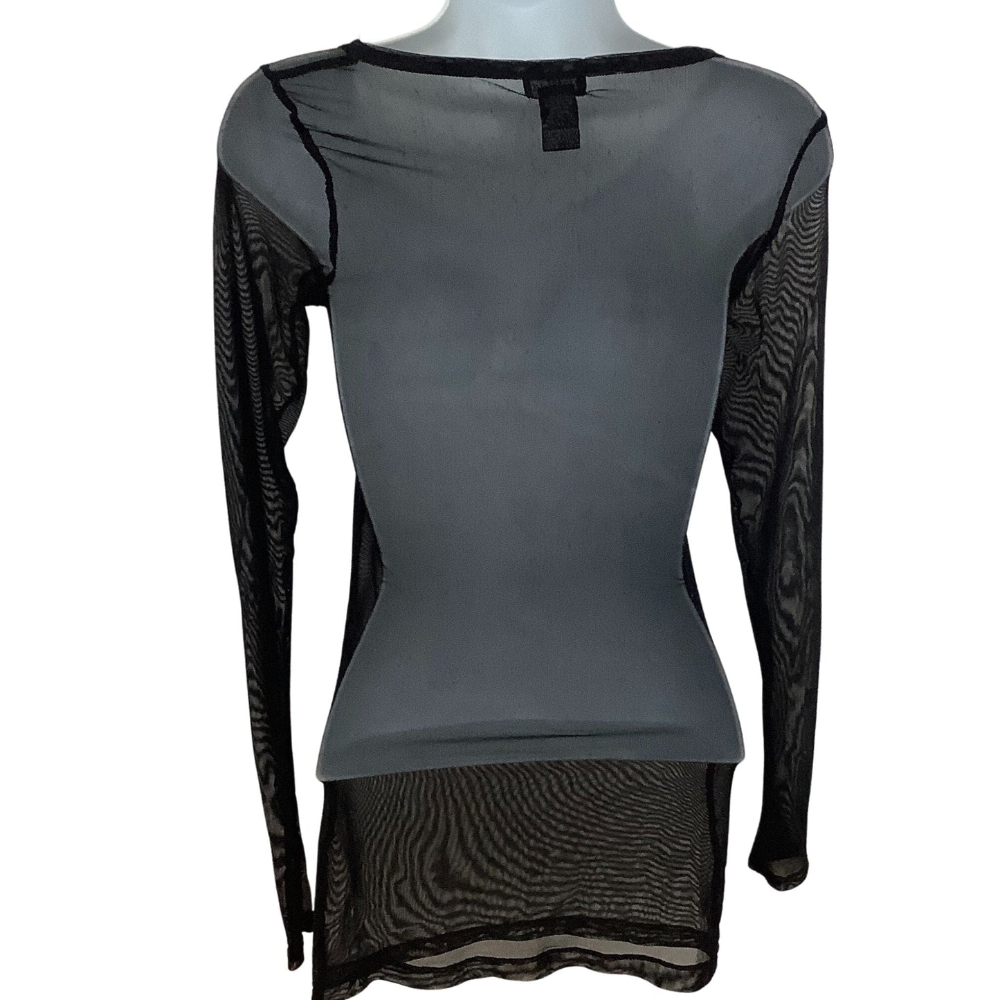 Vintage Transparent Black T-Shirt - Y2K Fashion