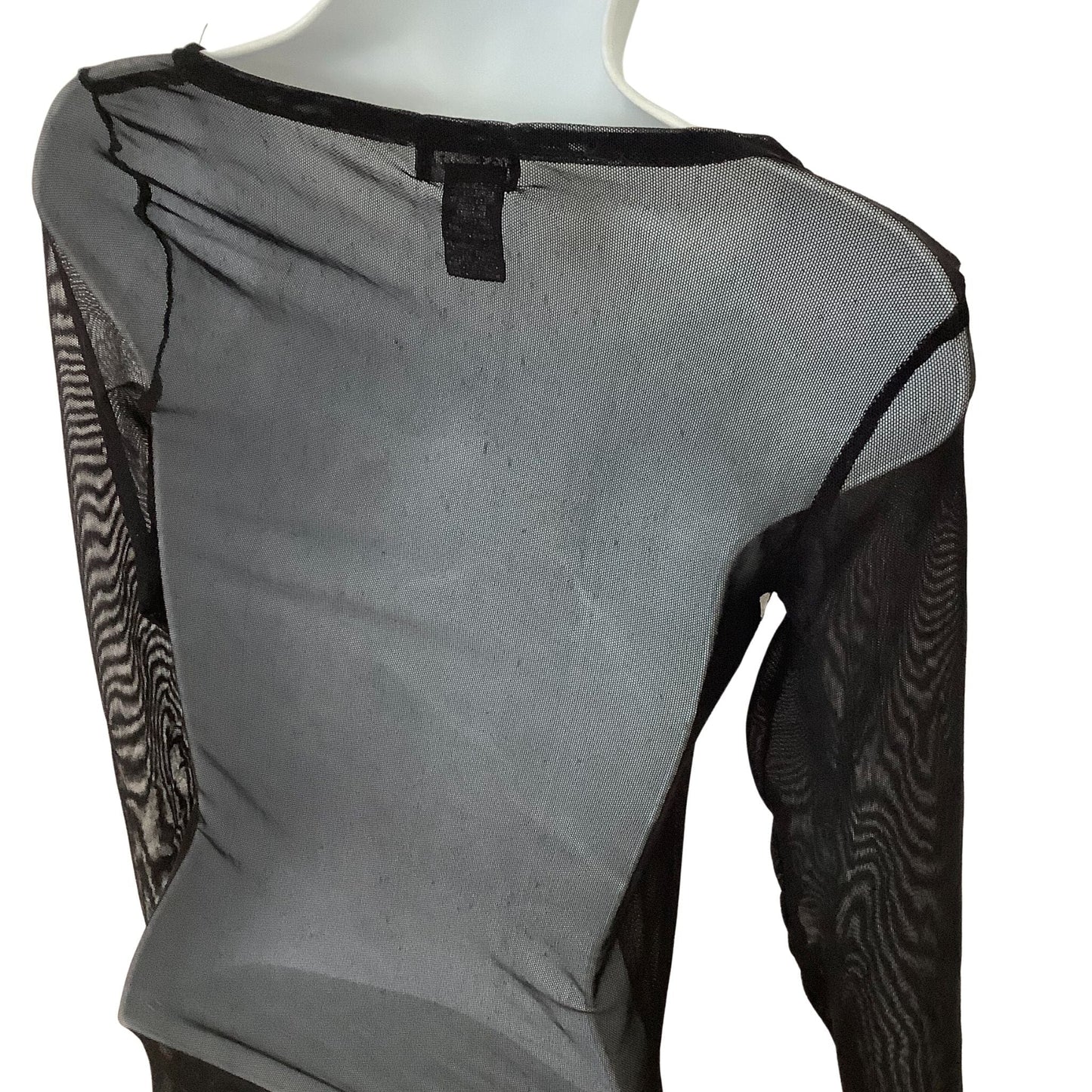 Vintage Transparent Black T-Shirt - Y2K Fashion