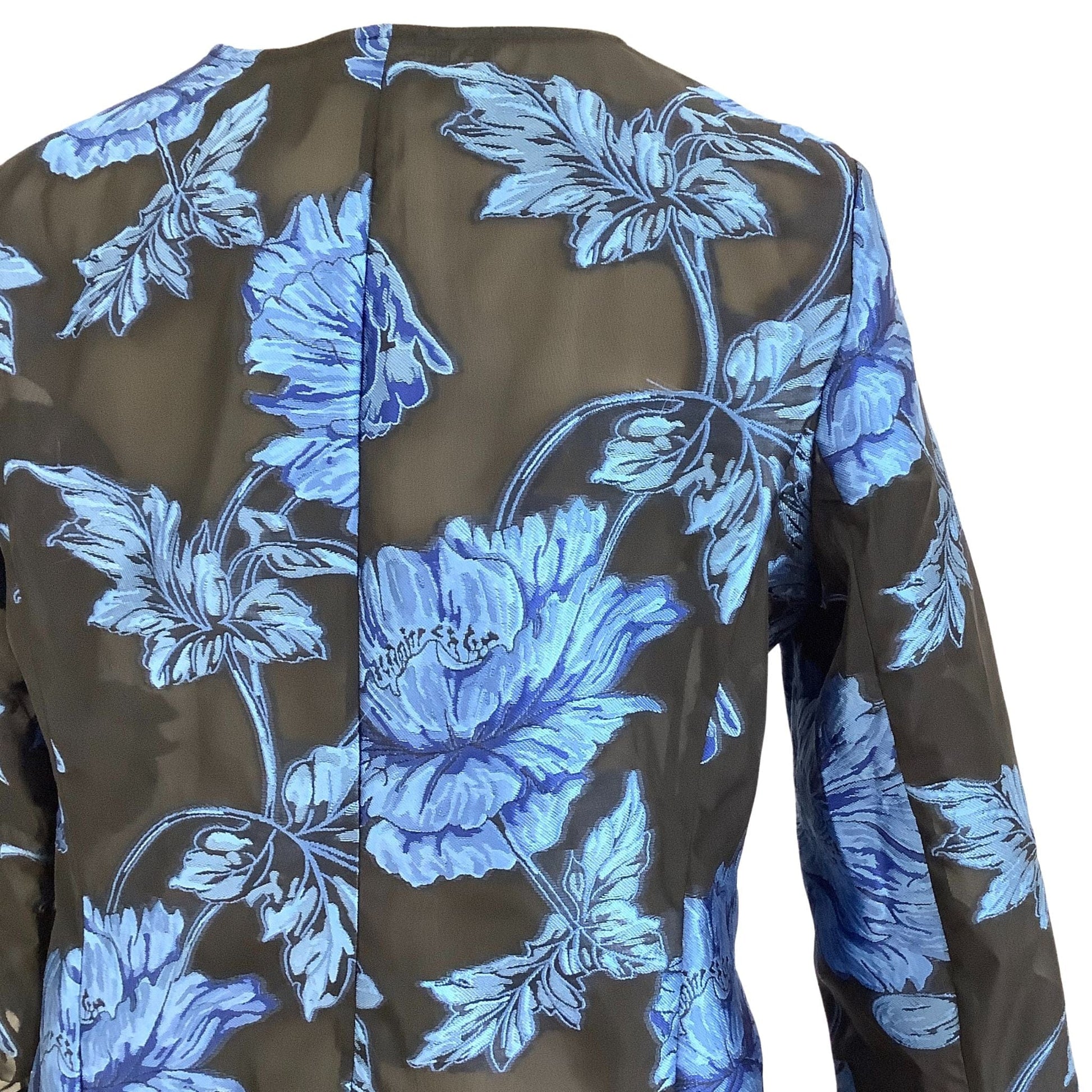 Transparent Brocade Coat