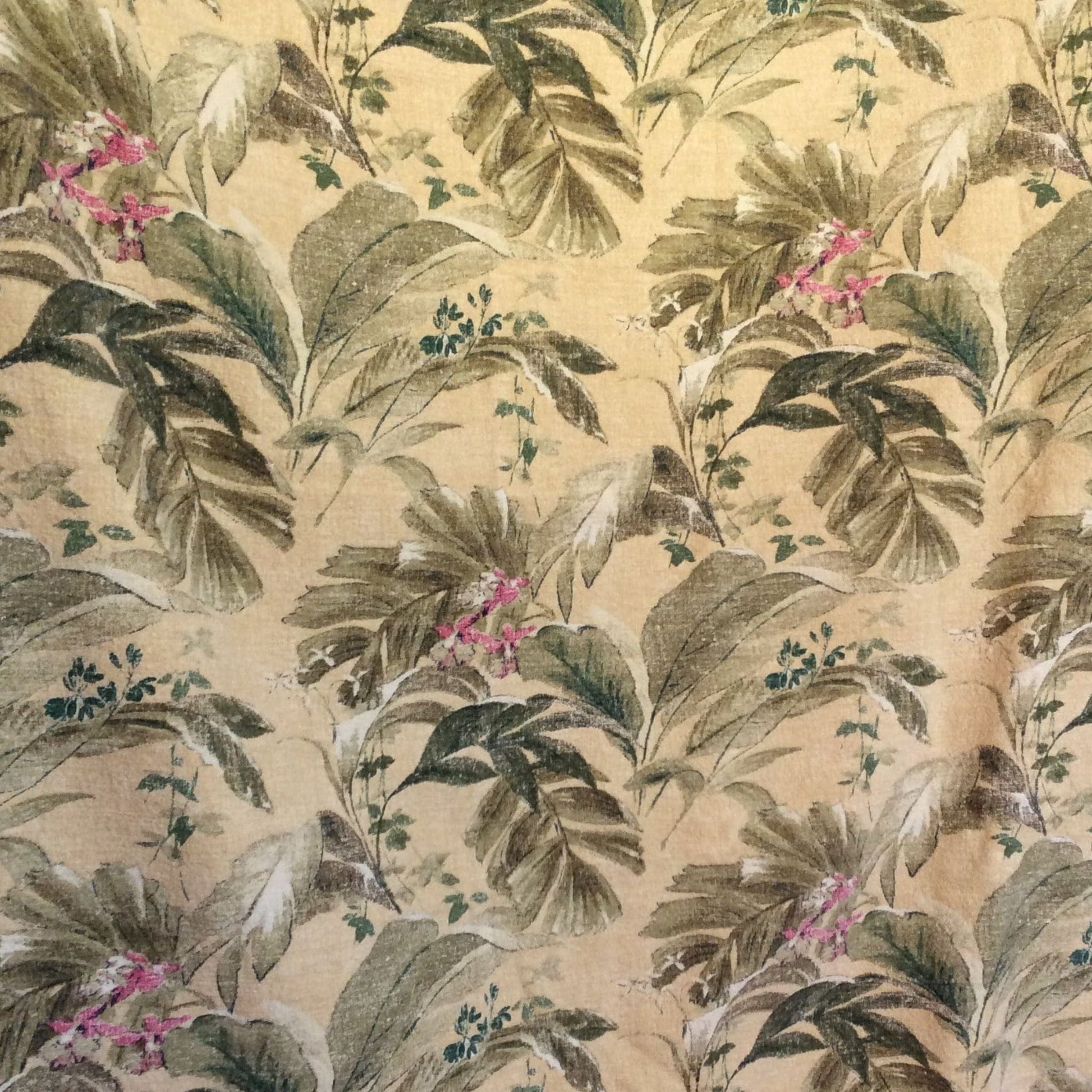 Tropical Barkcloth Fabric