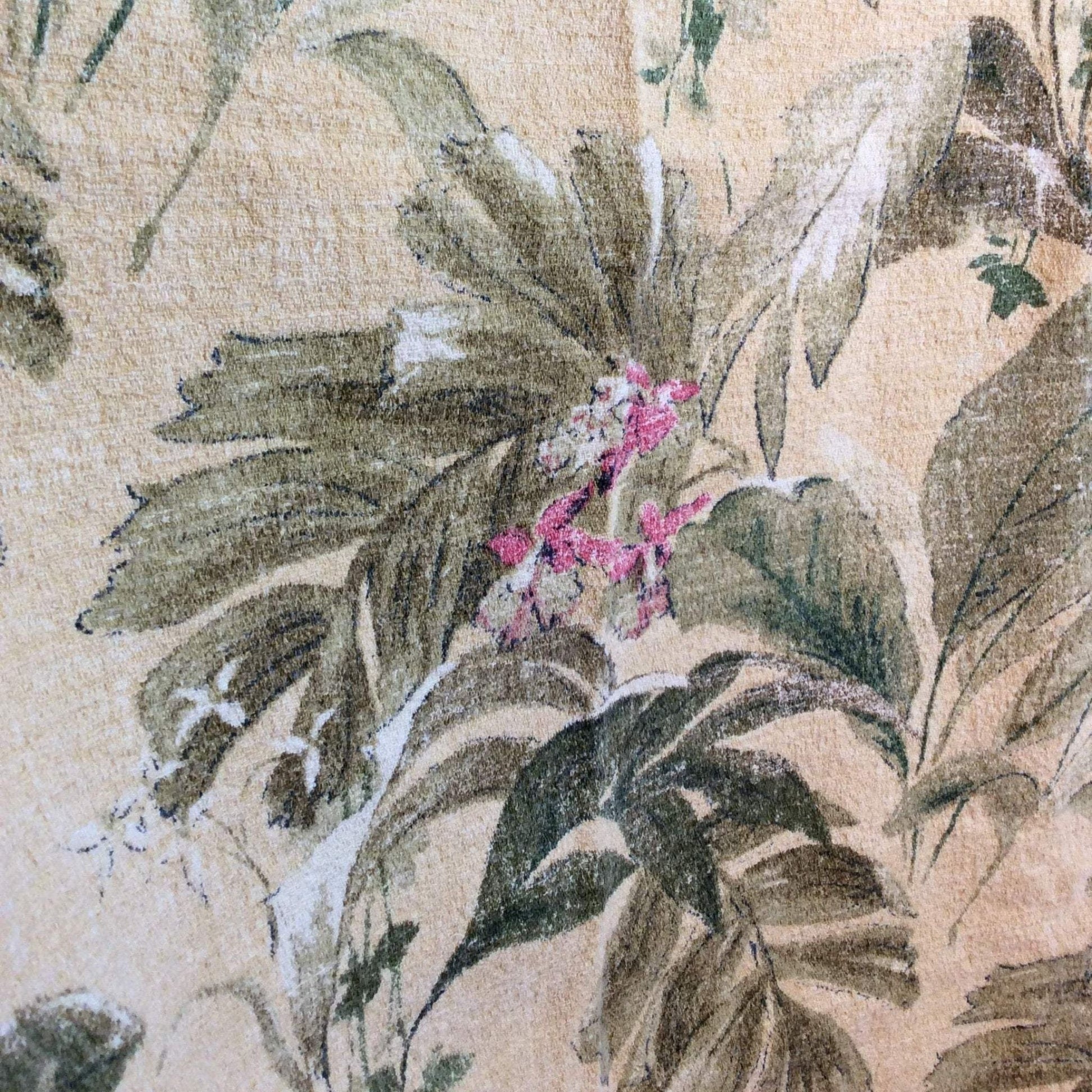 Tropical Barkcloth Fabric