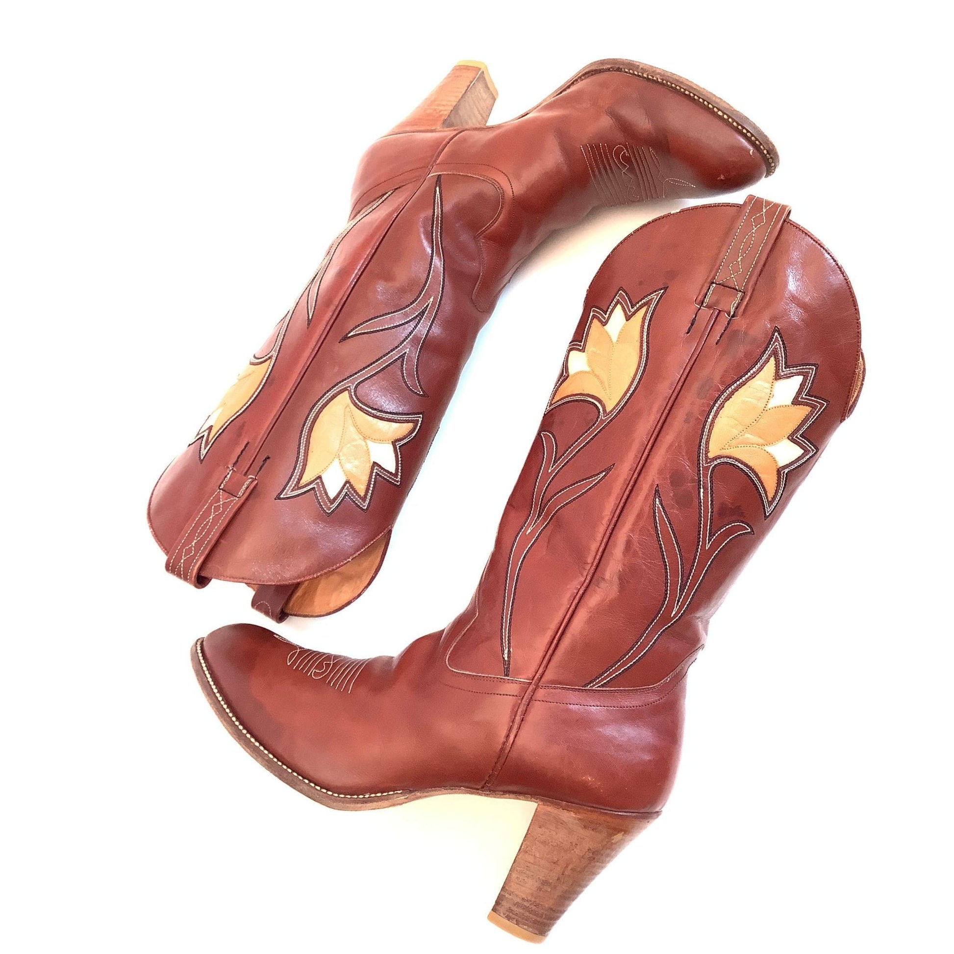 Tulip Tan Cowboy Boots