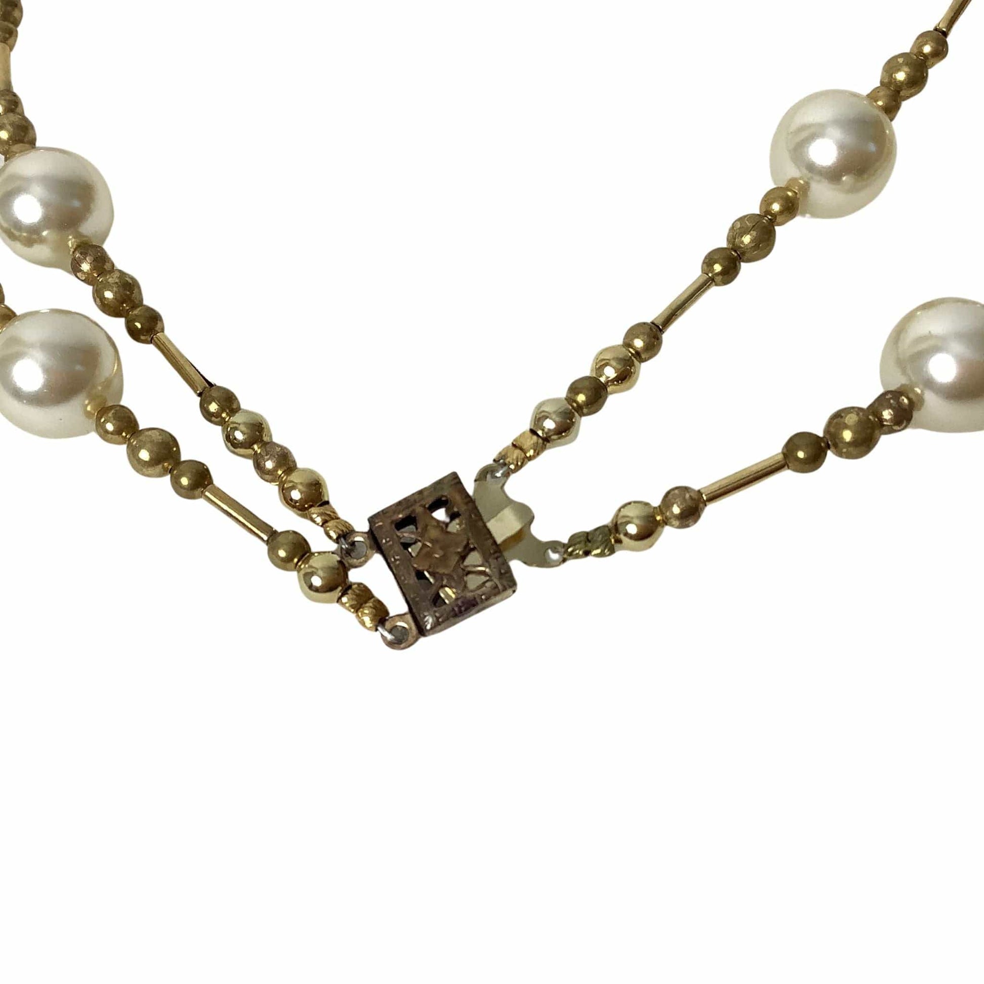 Two Strand Pearl Necklace