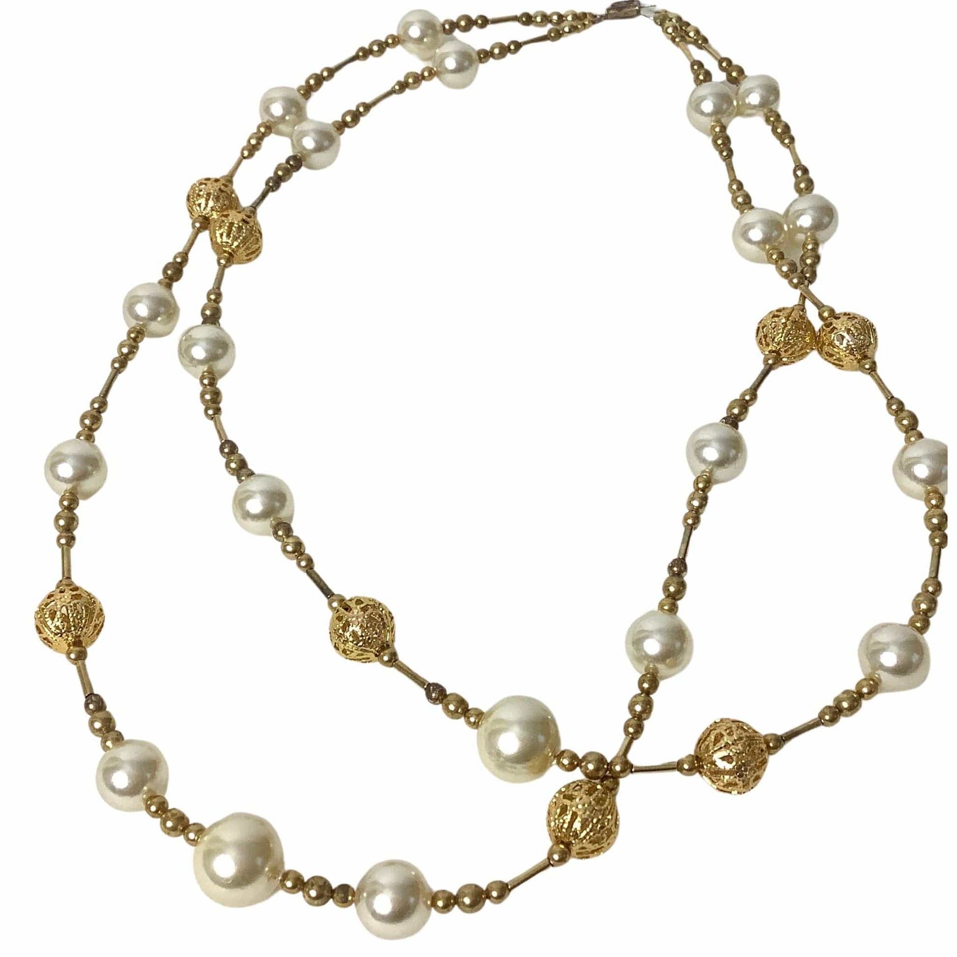Two Strand Pearl Necklace