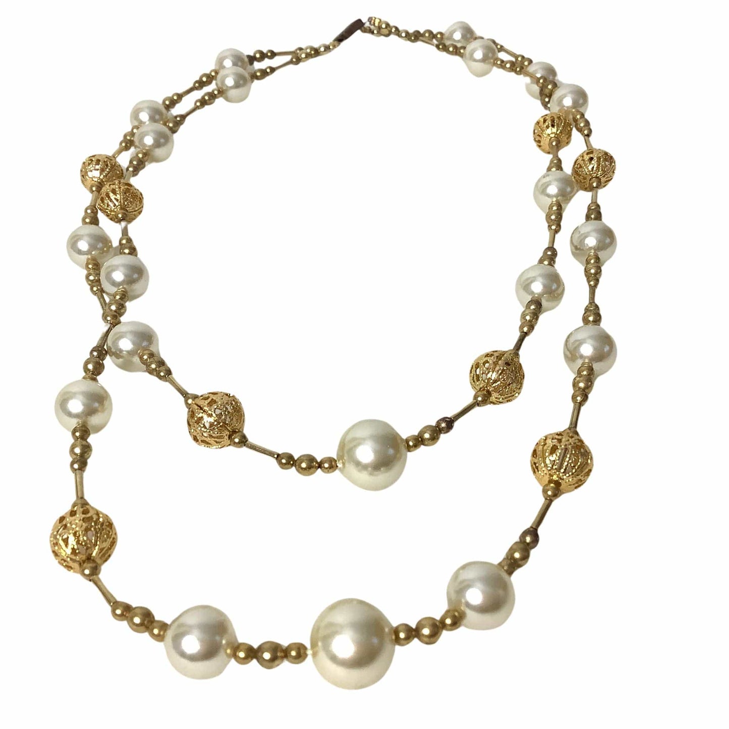 Two Strand Pearl Necklace