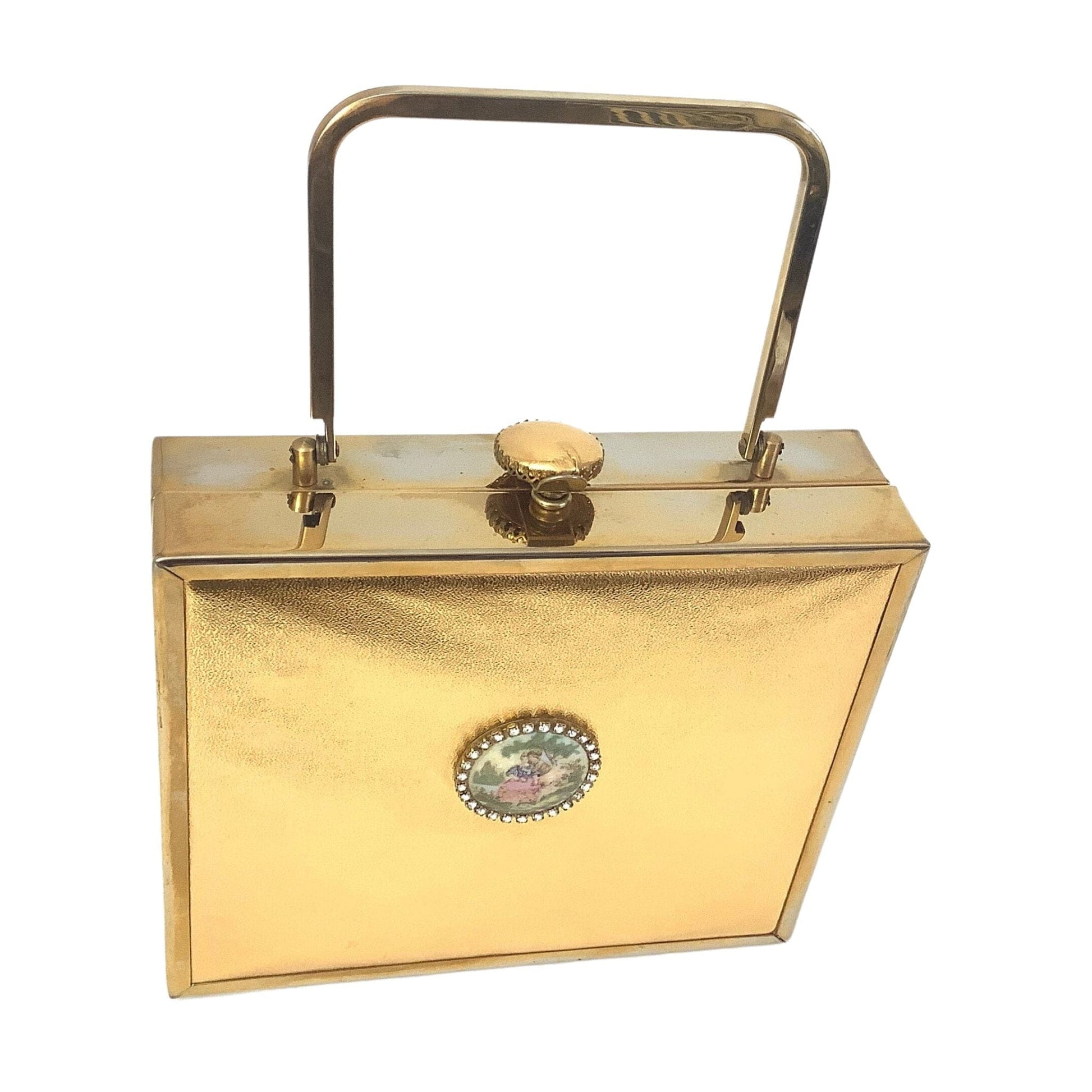 Tyrolean Gold Purse Gold / Man Made / Vintage 1960s