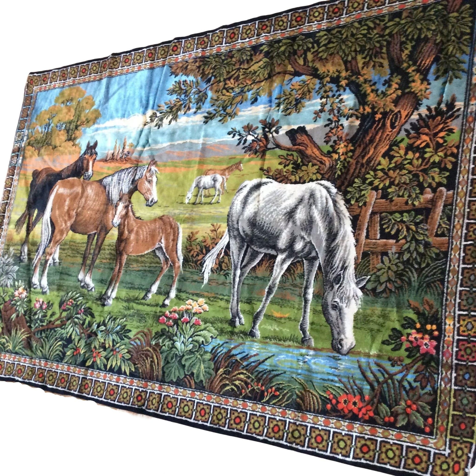 Velvet Horse Tapestry