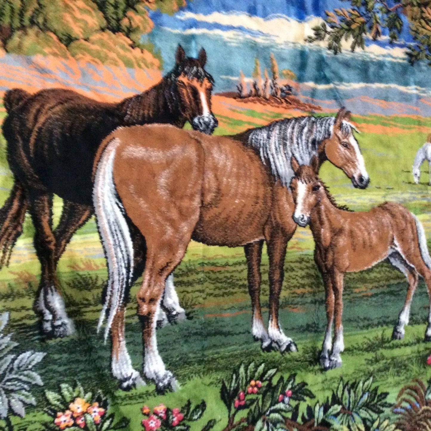 Velvet Horse Tapestry