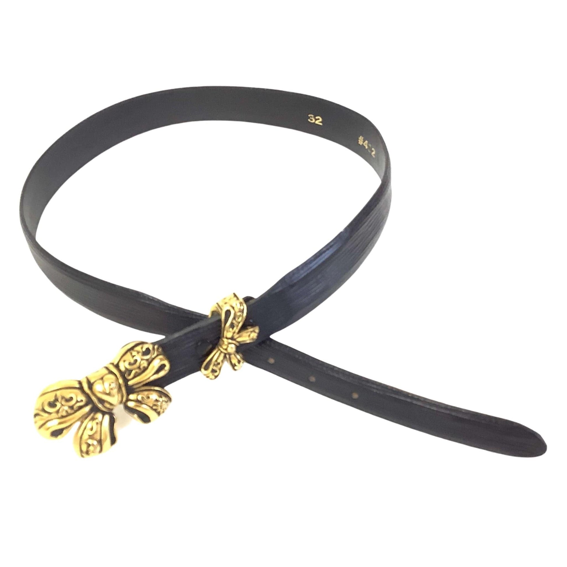 Vintage 1980s Bow Belt