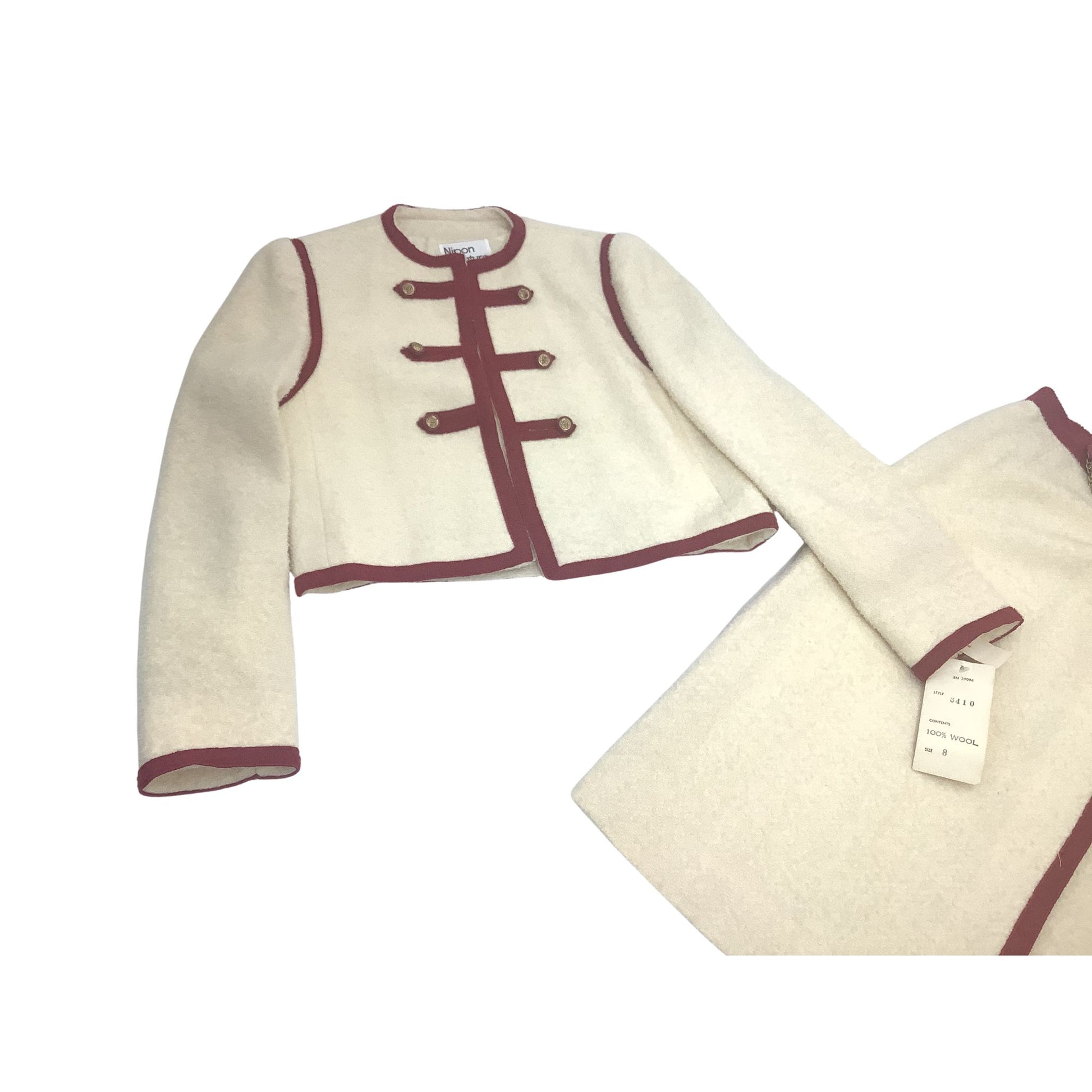 Vintage Albert Nipon Skirt Suit Jacket View
