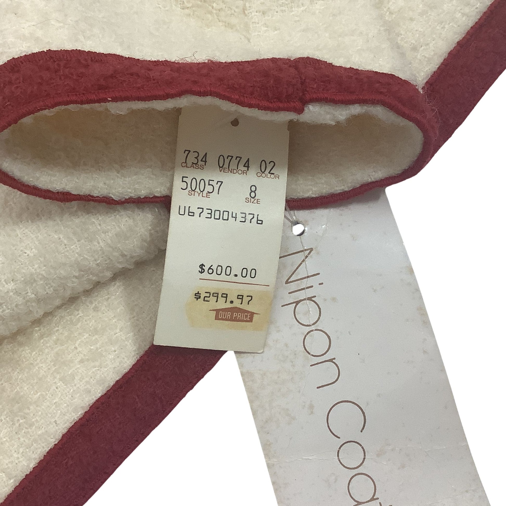 Vintage Albert Nipon Skirt Price Label View