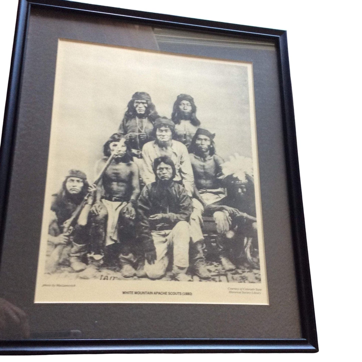 Vintage Apache Scouts Print B&W / Mixed / Vintage 1970s