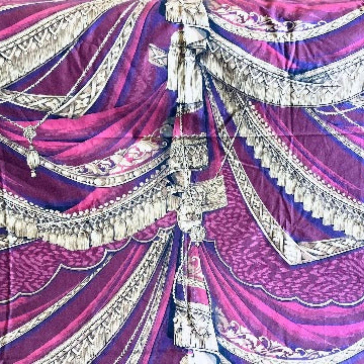 Vintage Balmain Curtain Multi / Cotton / Vintage 1980s