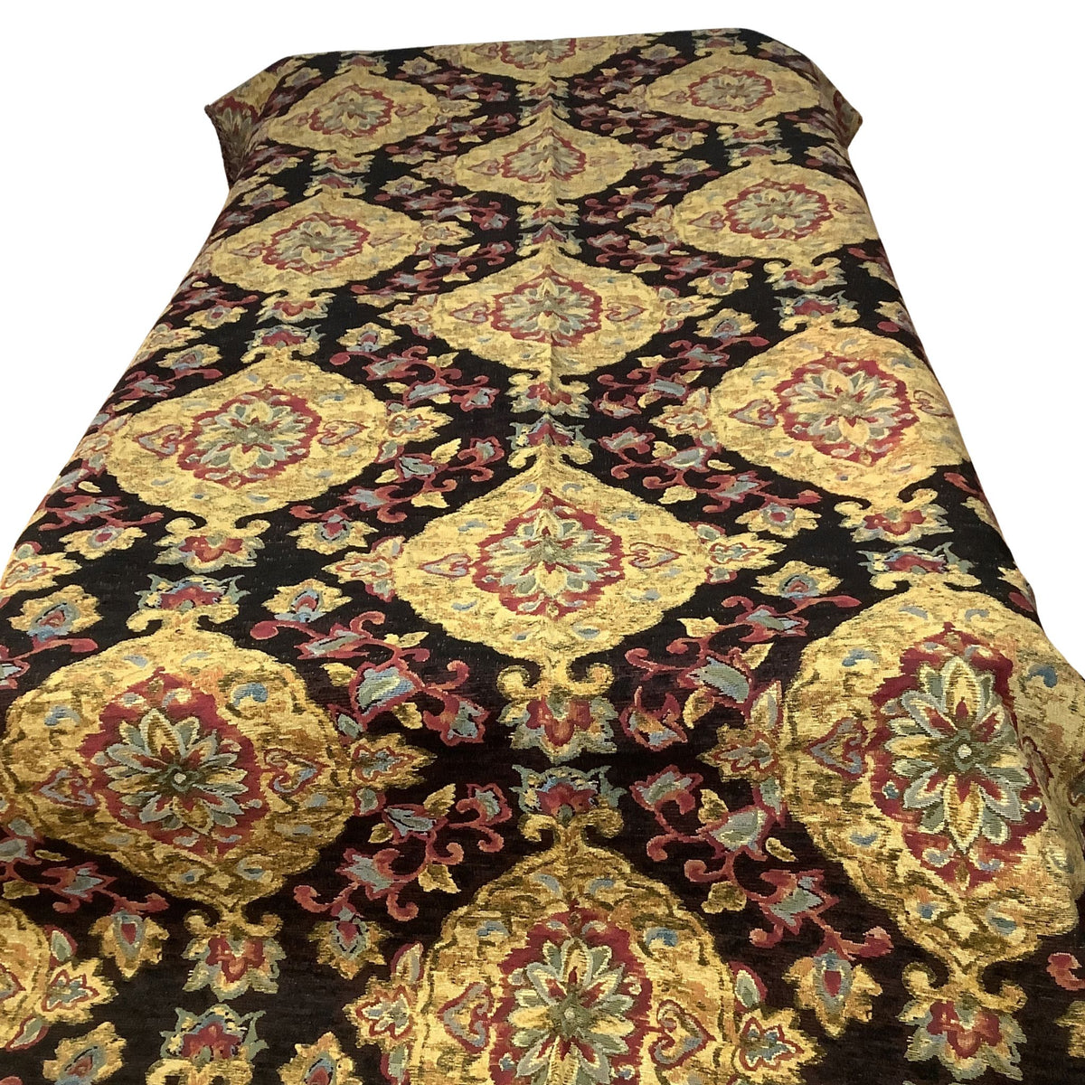 Vintage baroque medallions fabric remnant