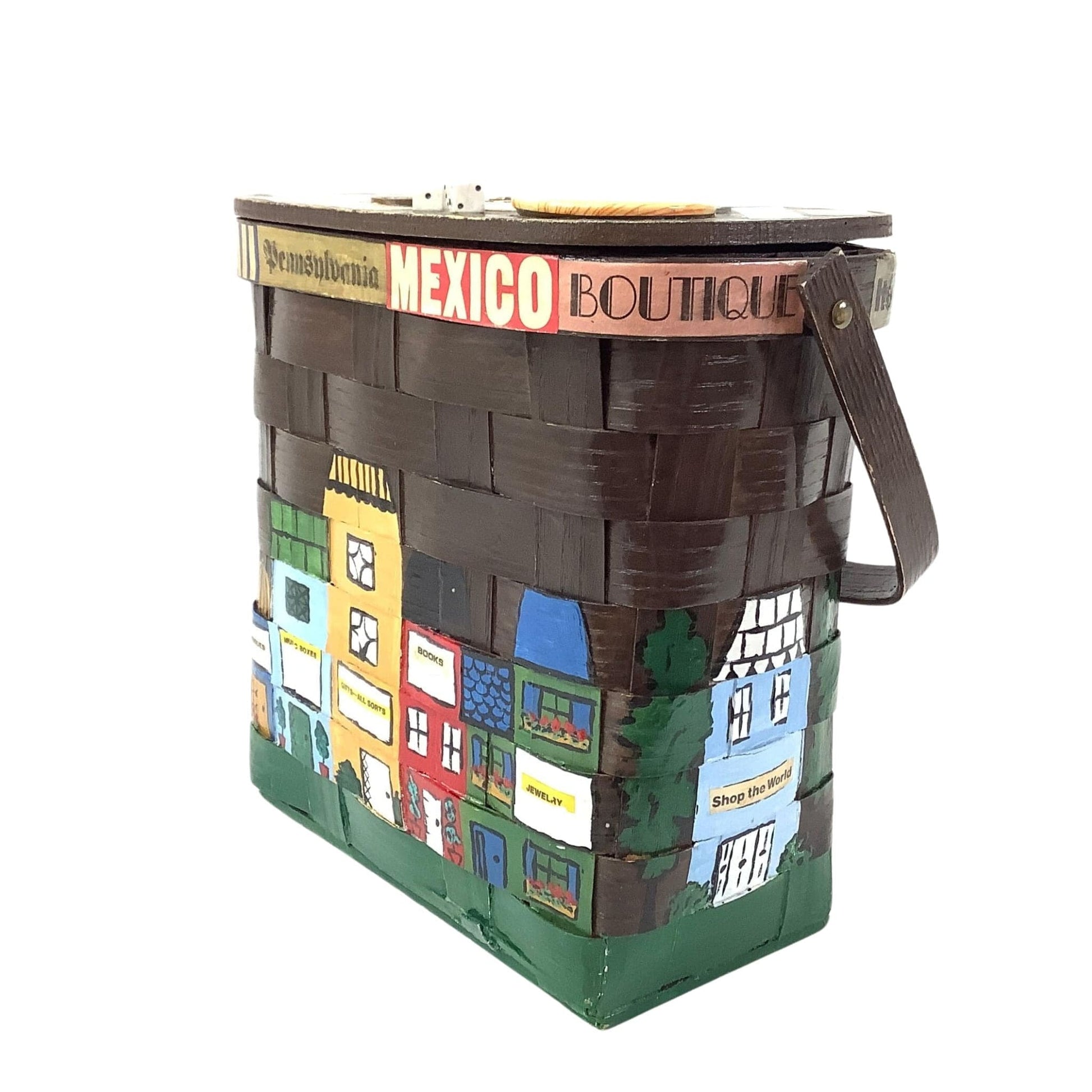 Vintage Basket Handbag