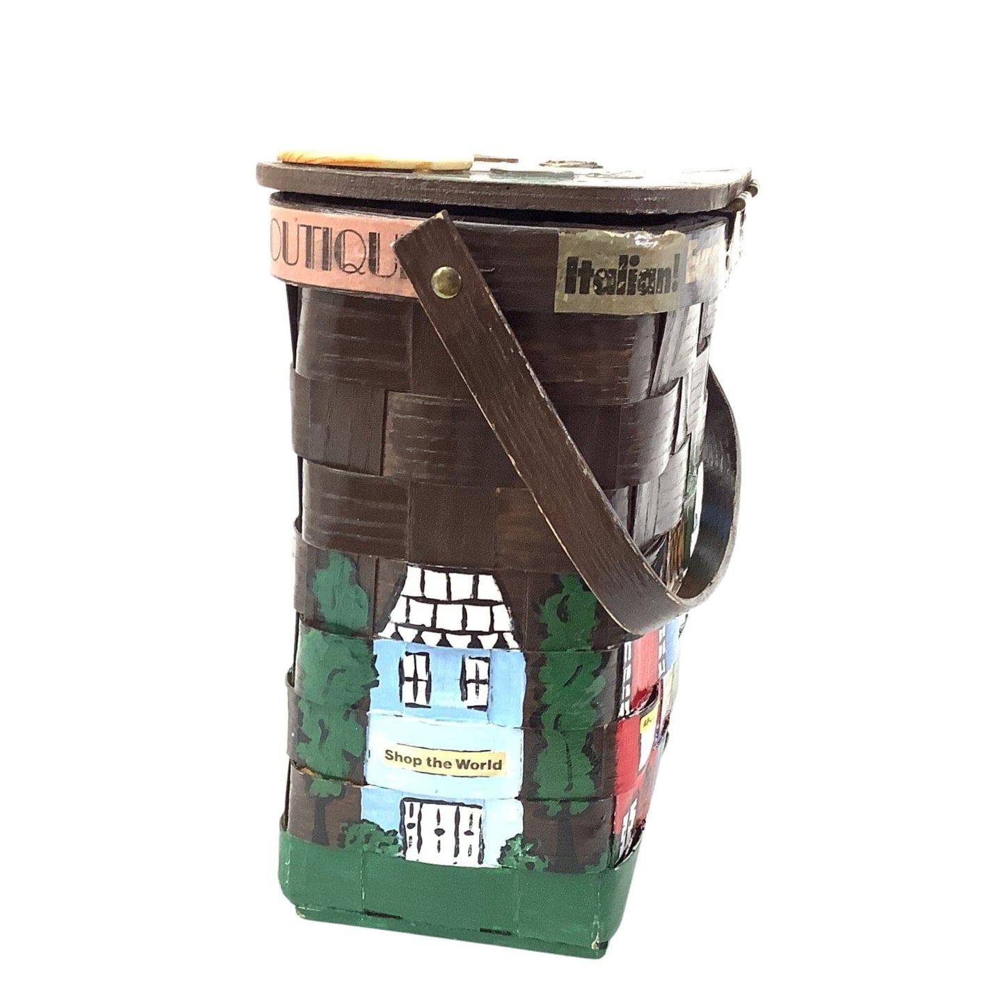 Vintage Basket Handbag