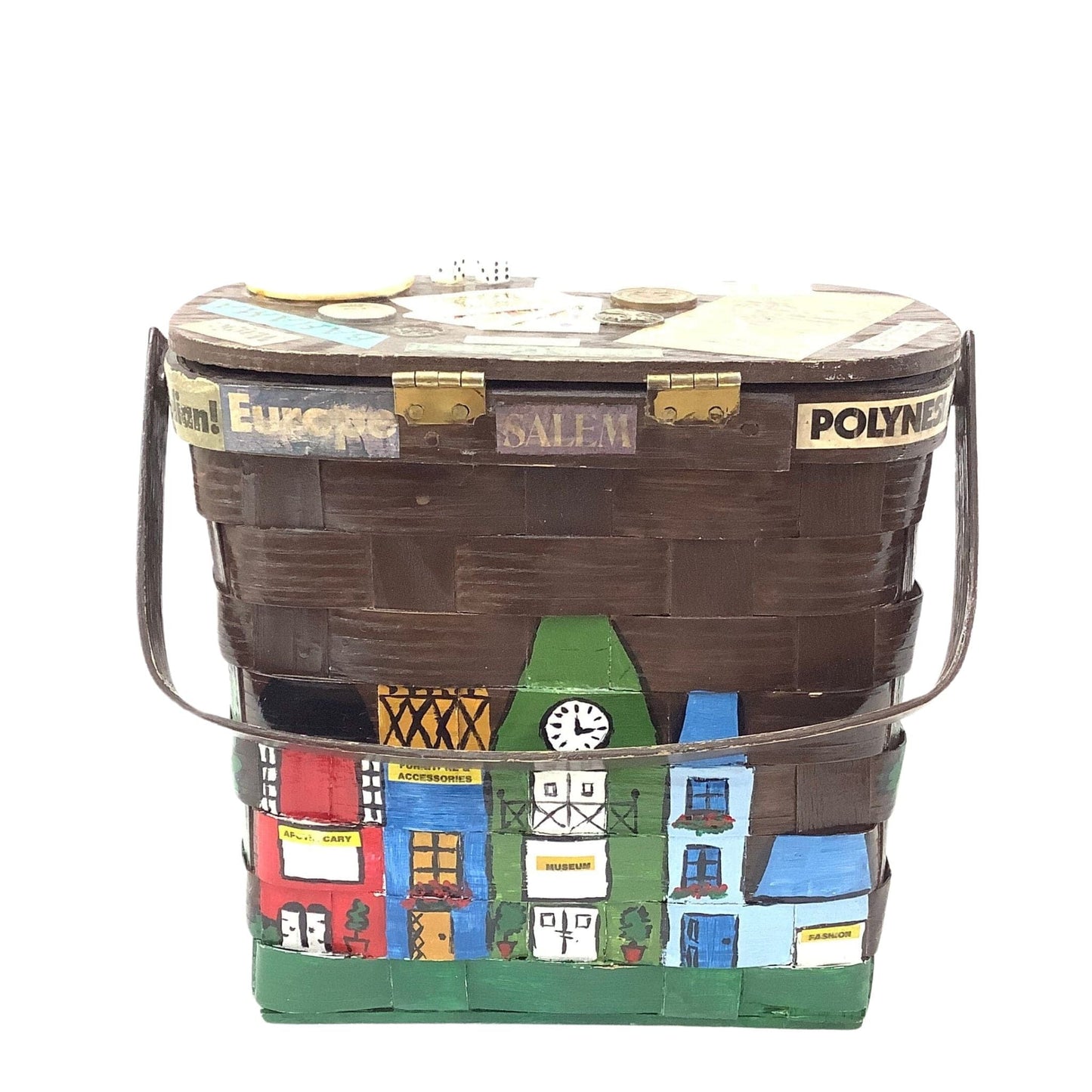 Vintage Basket Handbag