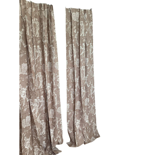 Vintage Bates Western Curtains