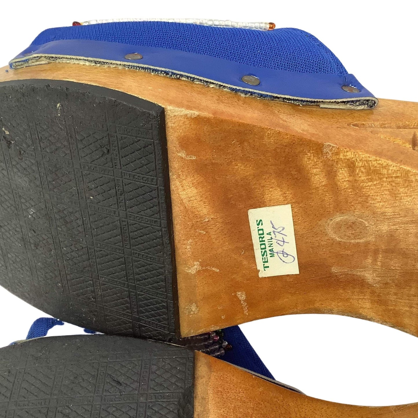 Vintage Beaded Mules