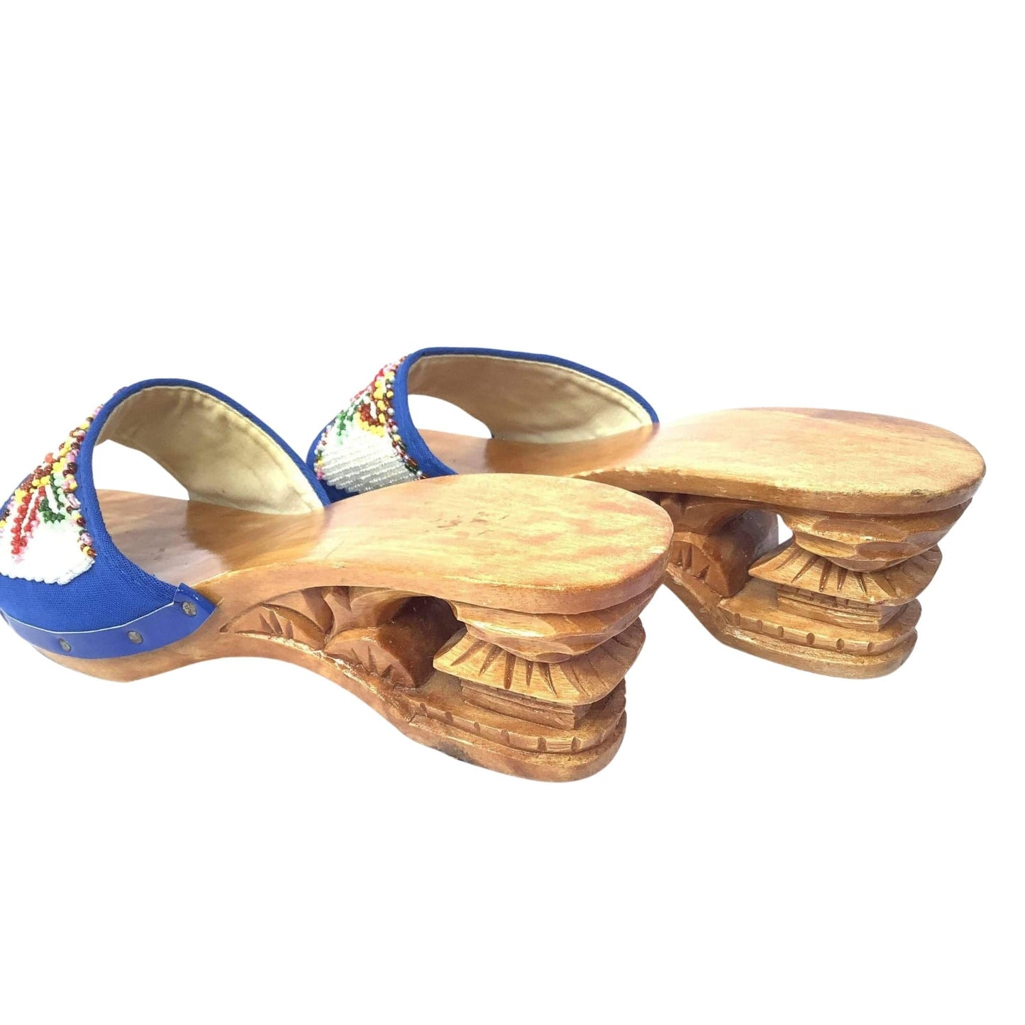 Vintage Beaded Mules