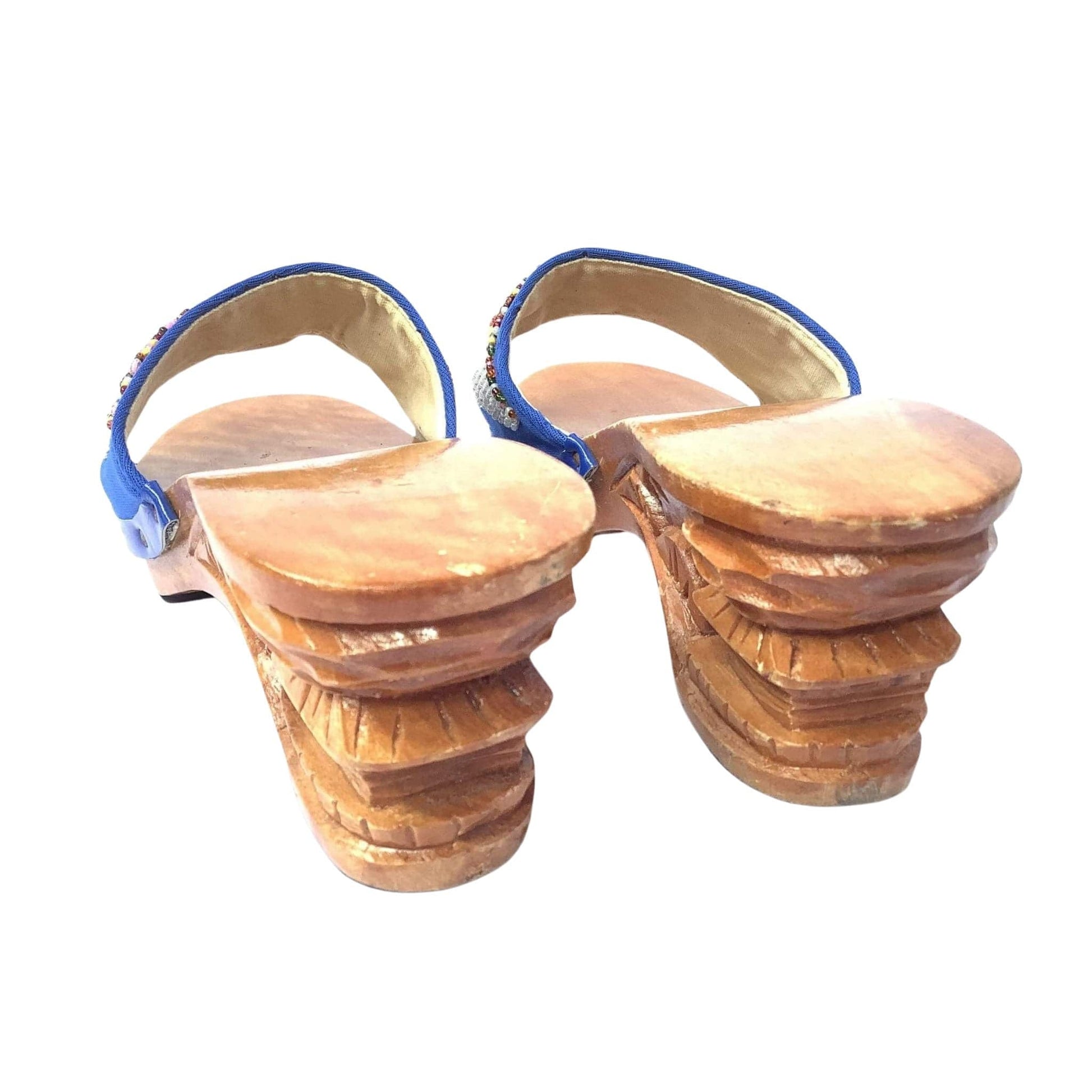 Vintage Beaded Mules