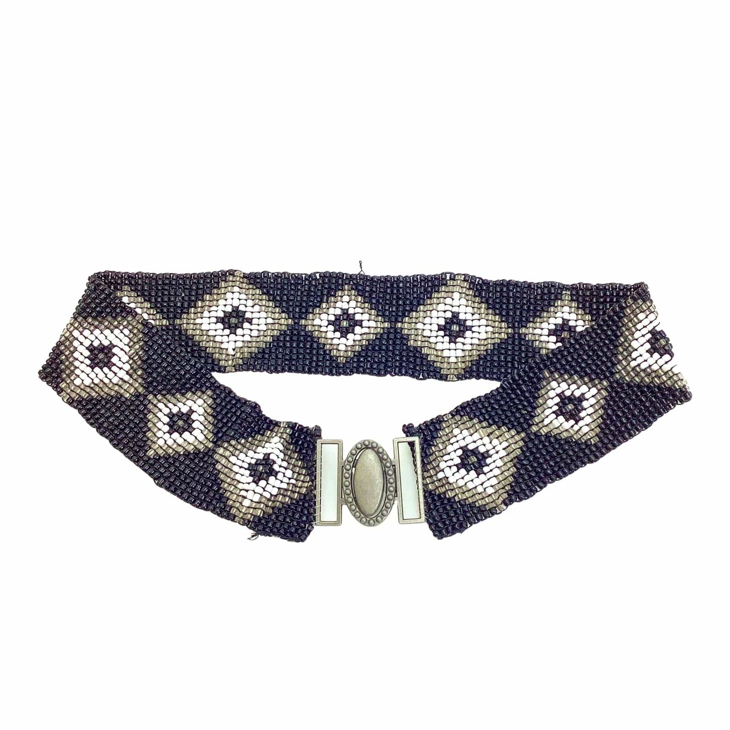 Vintage Beaded Stretch Belt