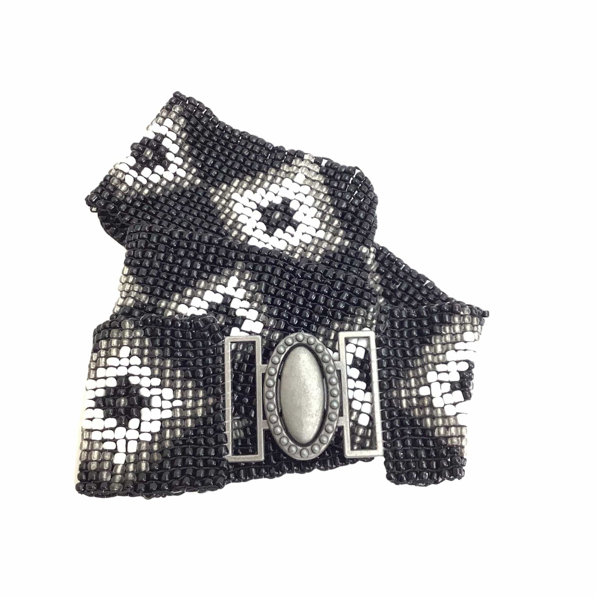 Vintage Beaded Stretch Belt