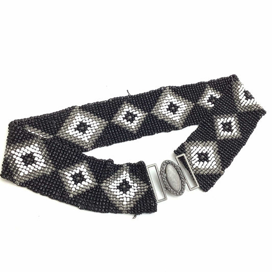 Vintage Beaded Stretch Belt