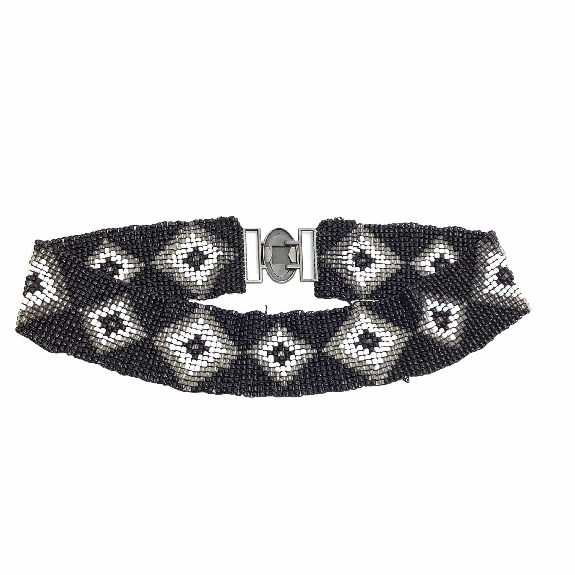 Vintage Beaded Stretch Belt