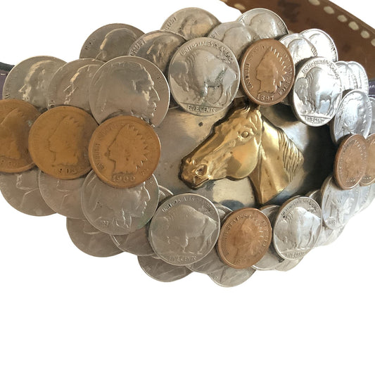 Vintage Belt Coin Buckle