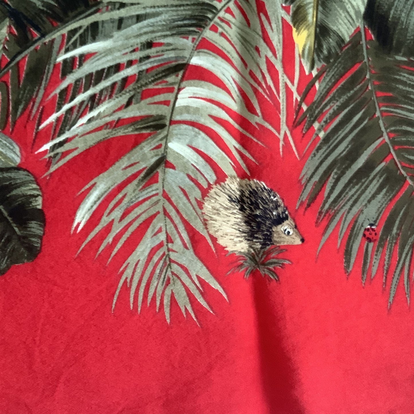 Vintage Botanical Silk Scarf