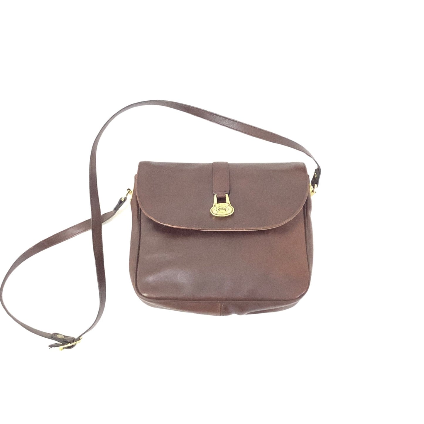 Vintage Brown Leather Bag Brown / Leather / Vintage 1980s